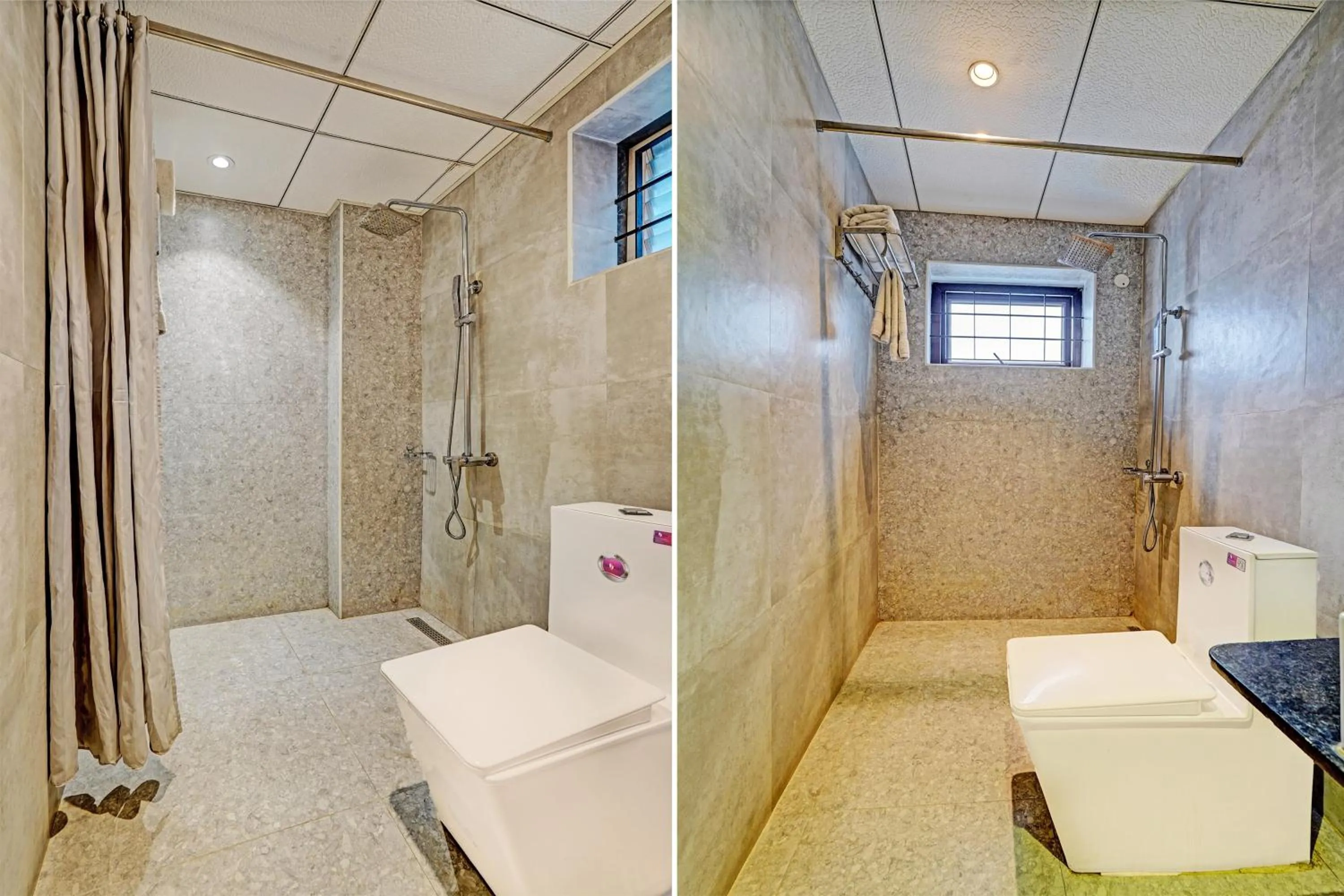 Bathroom in Super Townhouse OAK Clove Boutique Hotel Rajaji Nagar Near Lulu Mall Bengaluru