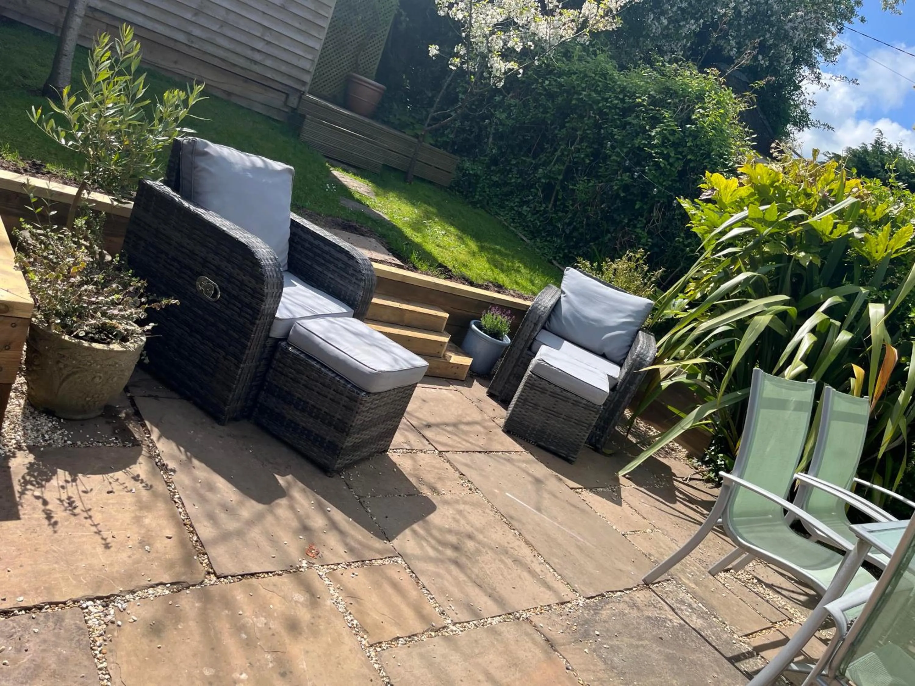 Garden in The Glastonbury Townhouse B&B