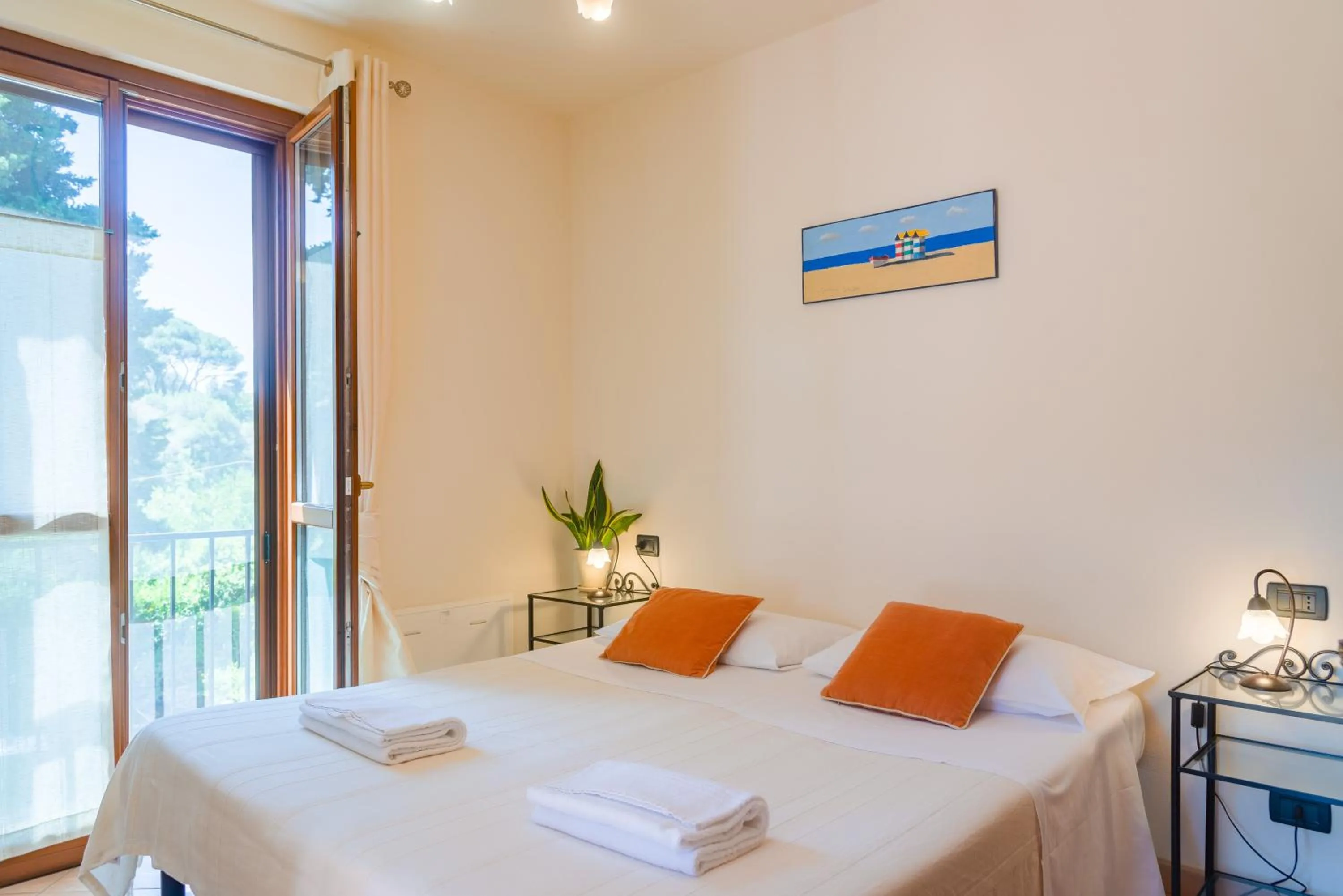 Bedroom, Bed in Villa Gaia