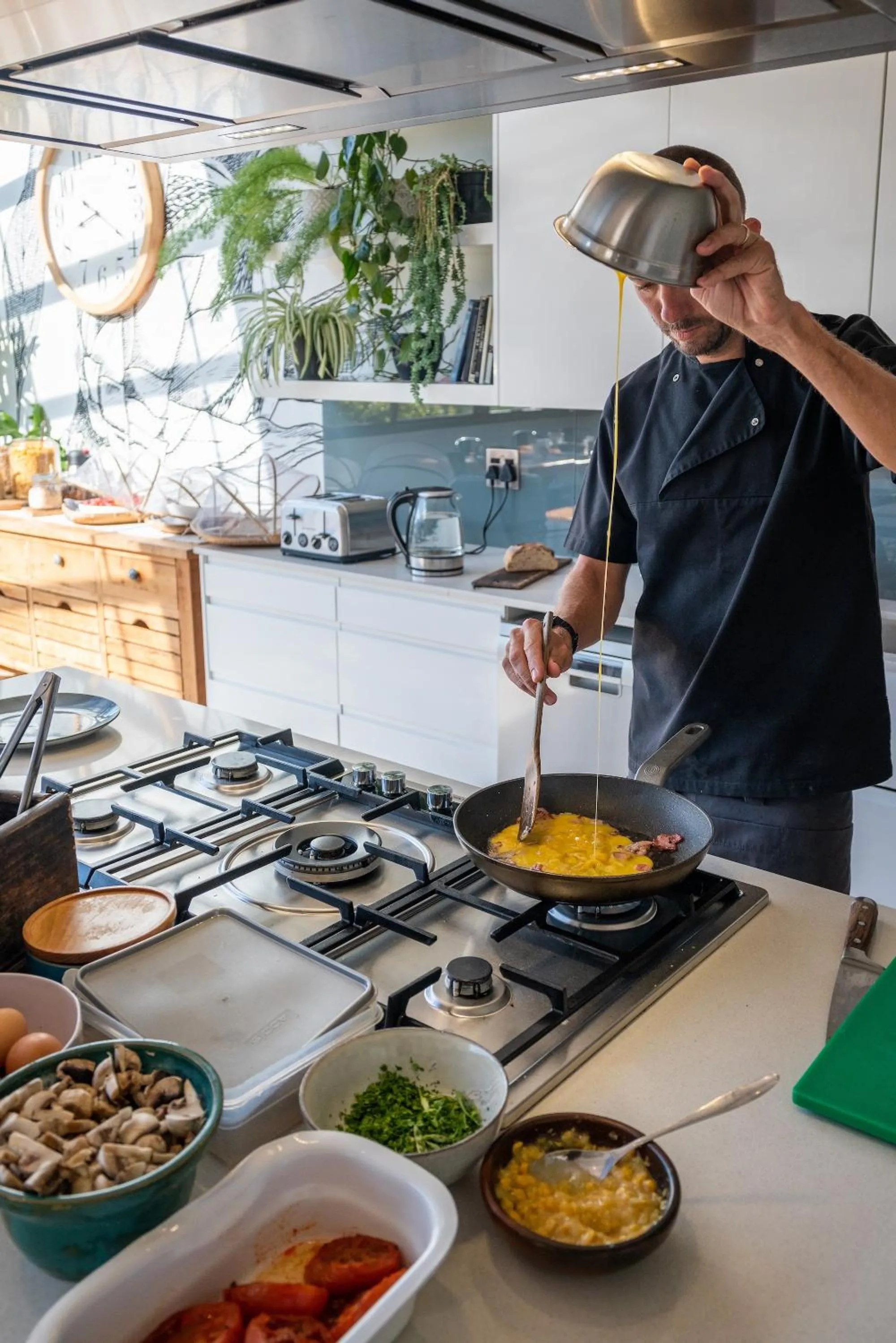 Kitchen or kitchenette in Hout & About Guest House