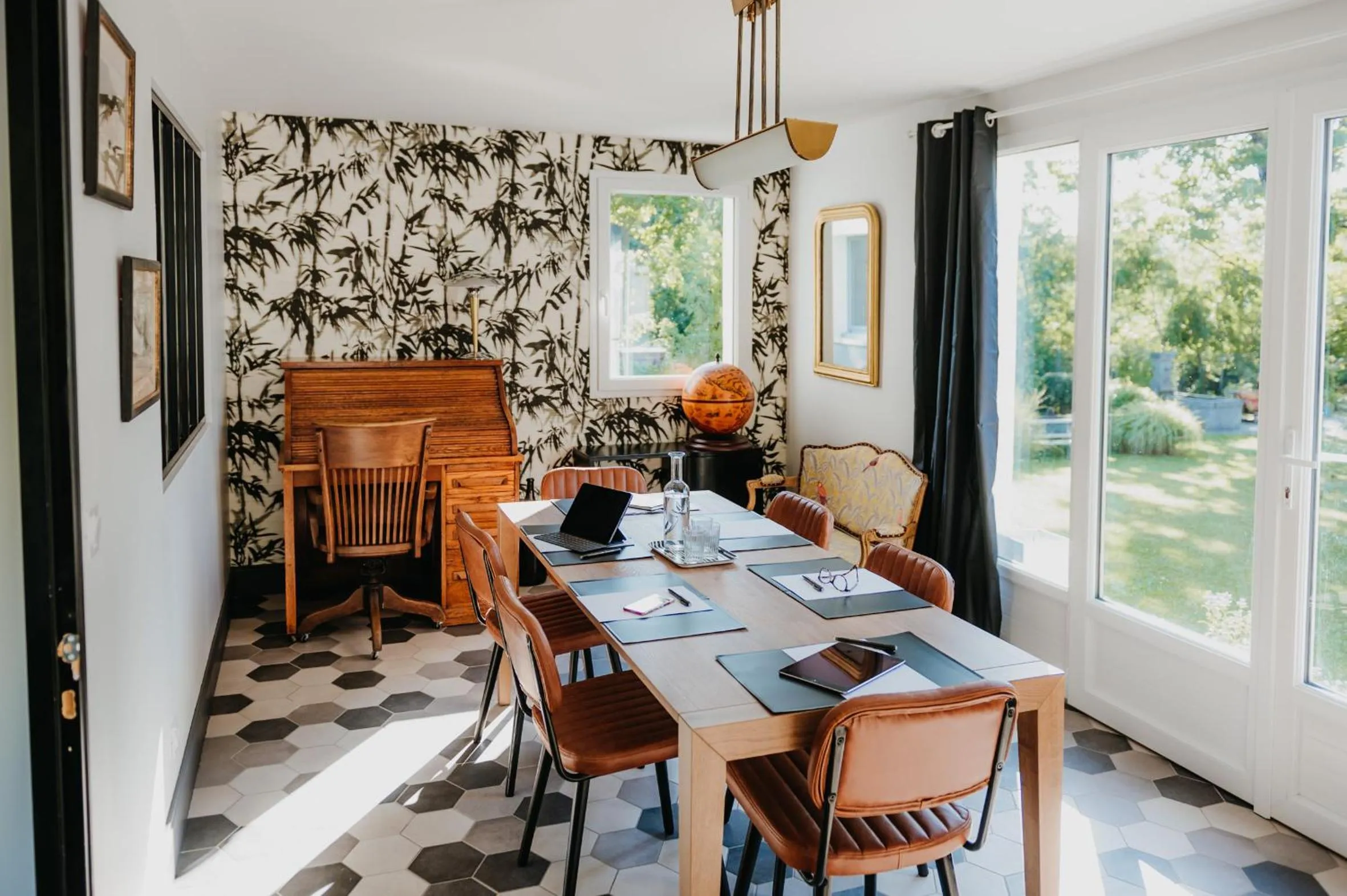 Meeting/conference room in La Maison Augustine