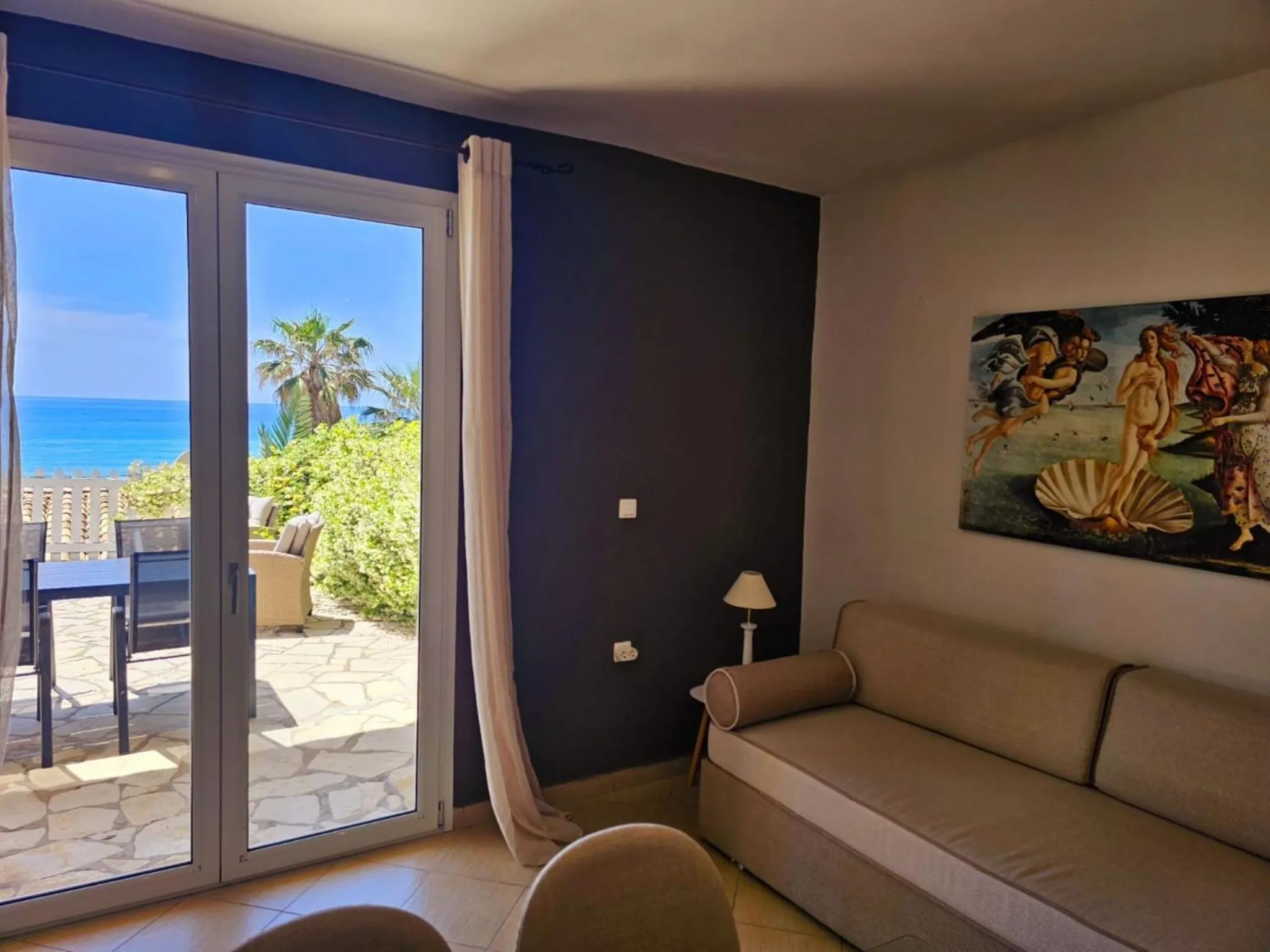 Living room in Corfu Glyfada Menigos Resort 22