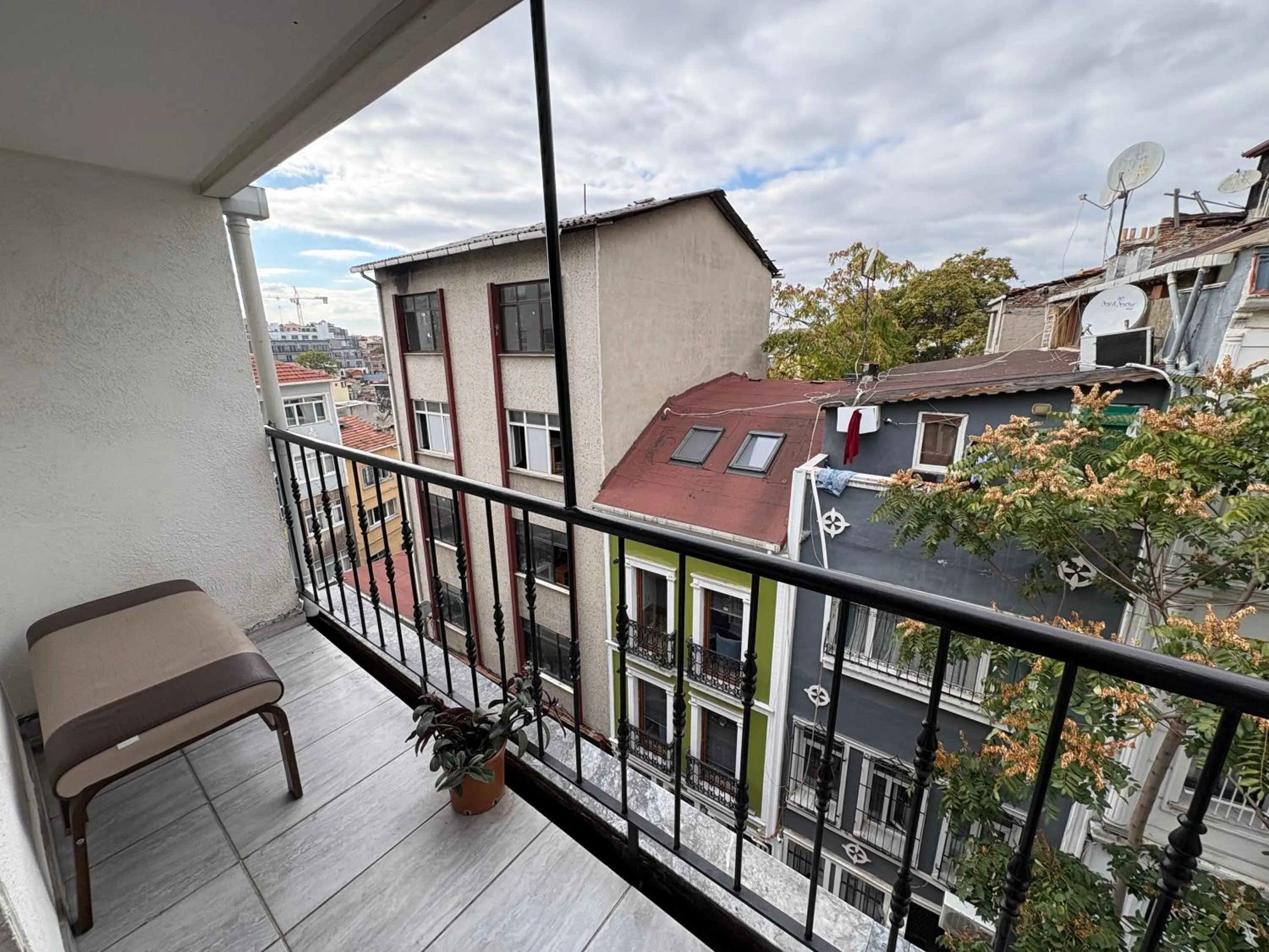 Balcony/Terrace in Taksim Otto suite