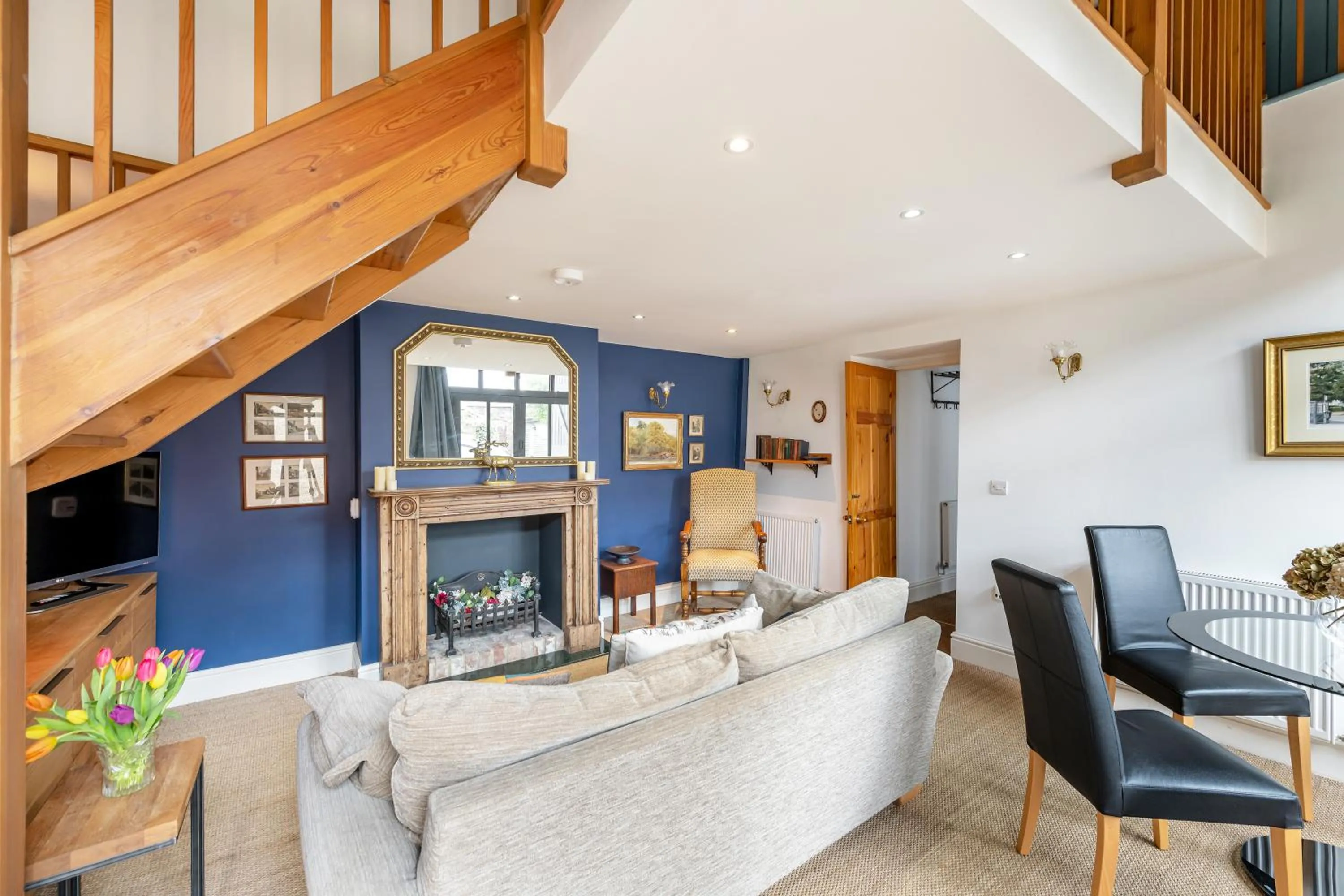 Living room in The Old Parsonage