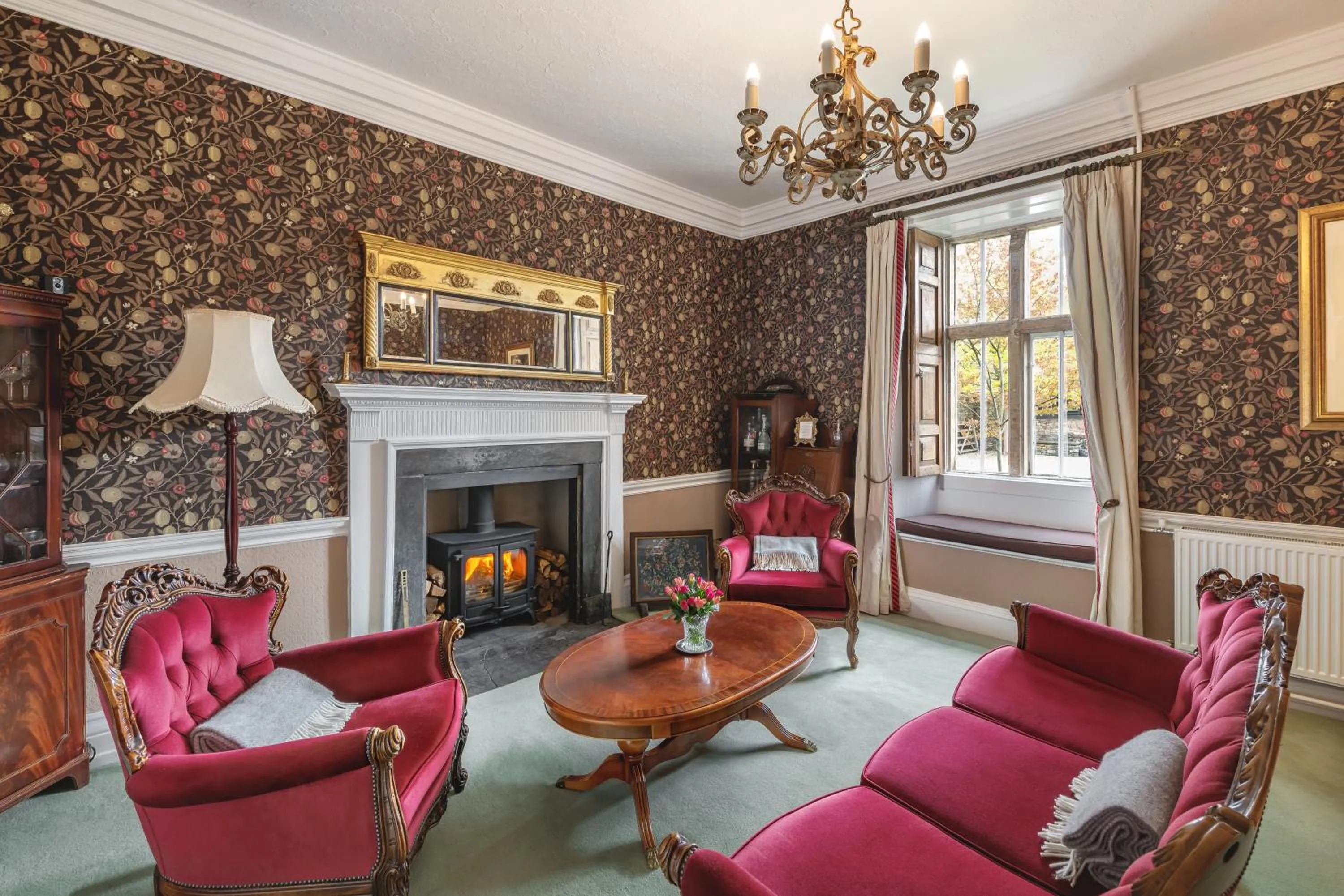 Living room in The Old Parsonage