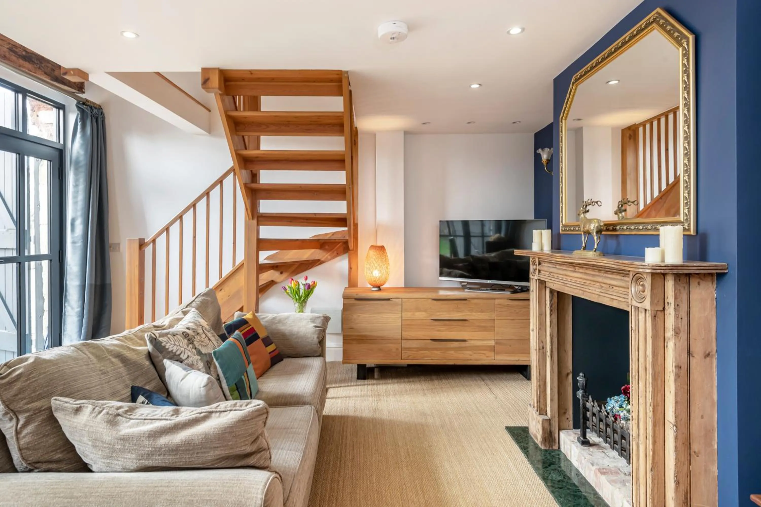 Living room in The Old Parsonage