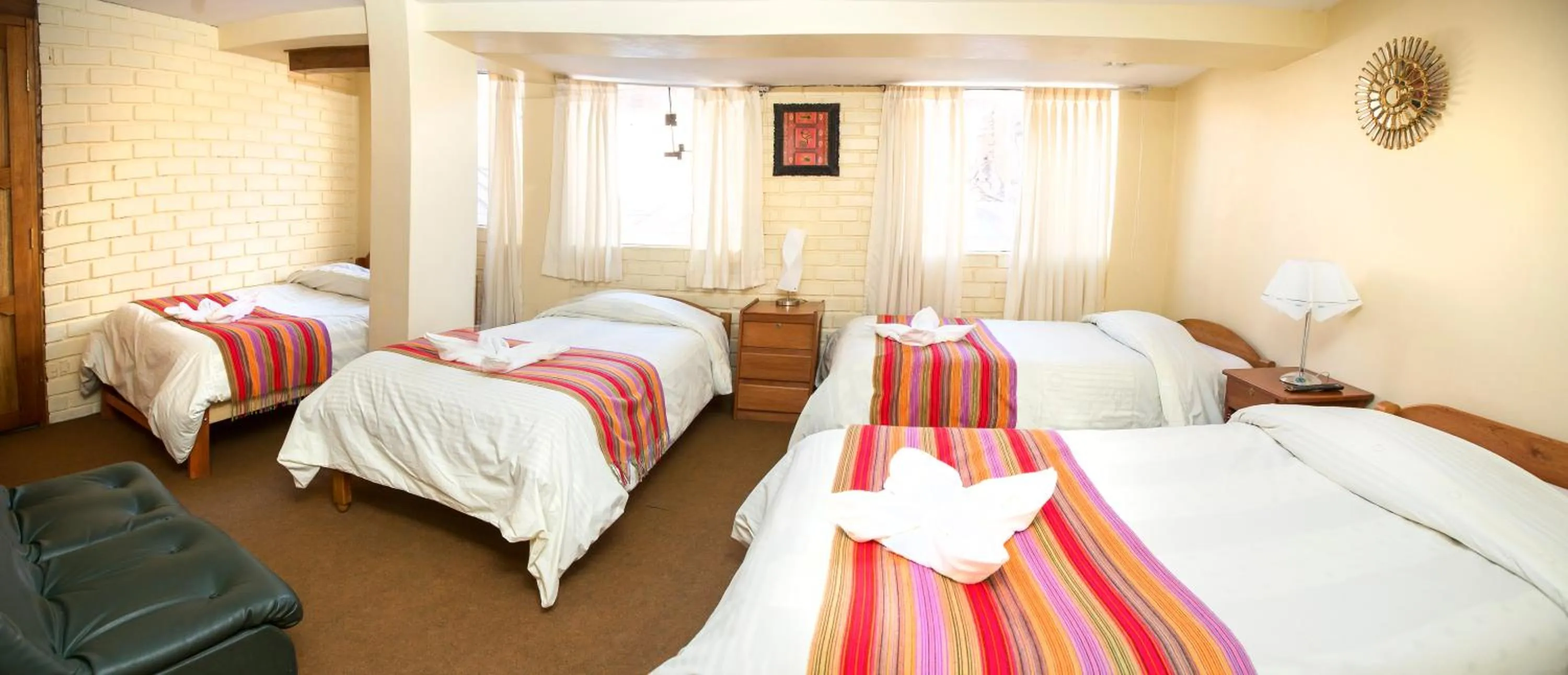 Bed in Andean Dreams Hotel