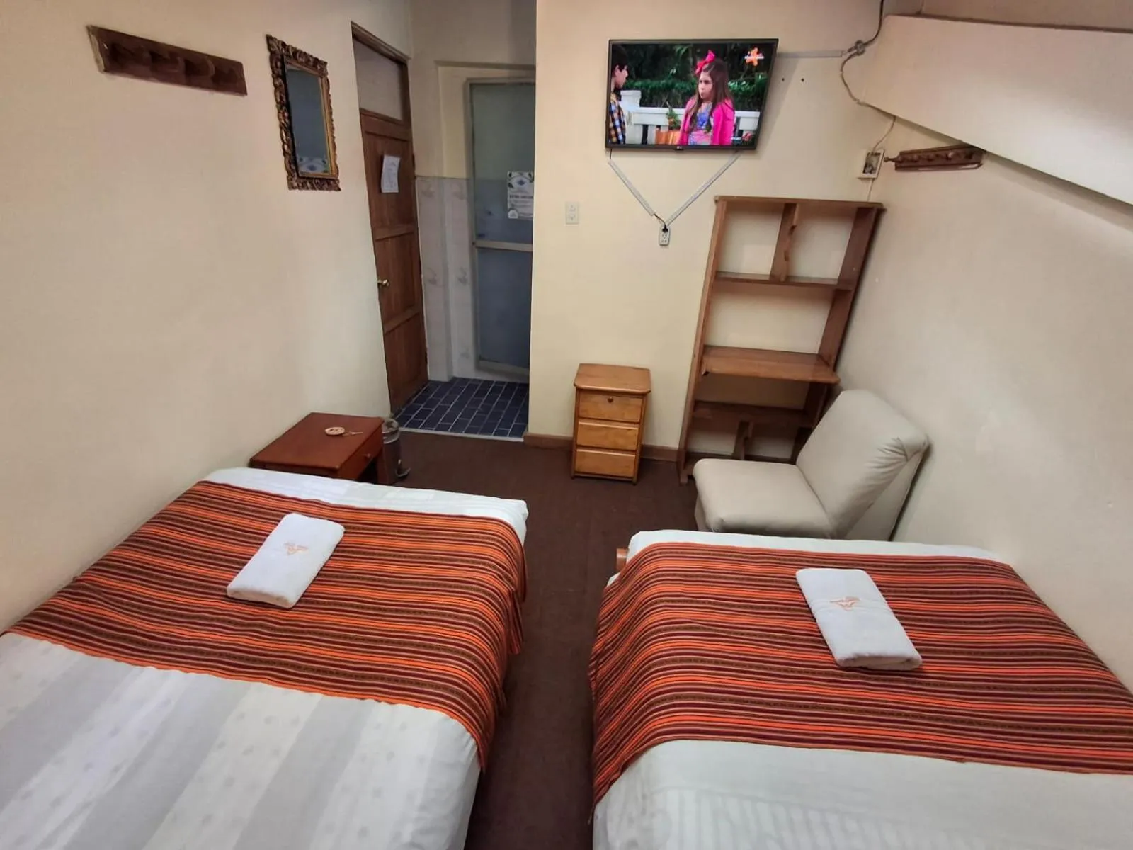 Bed in Andean Dreams Hotel