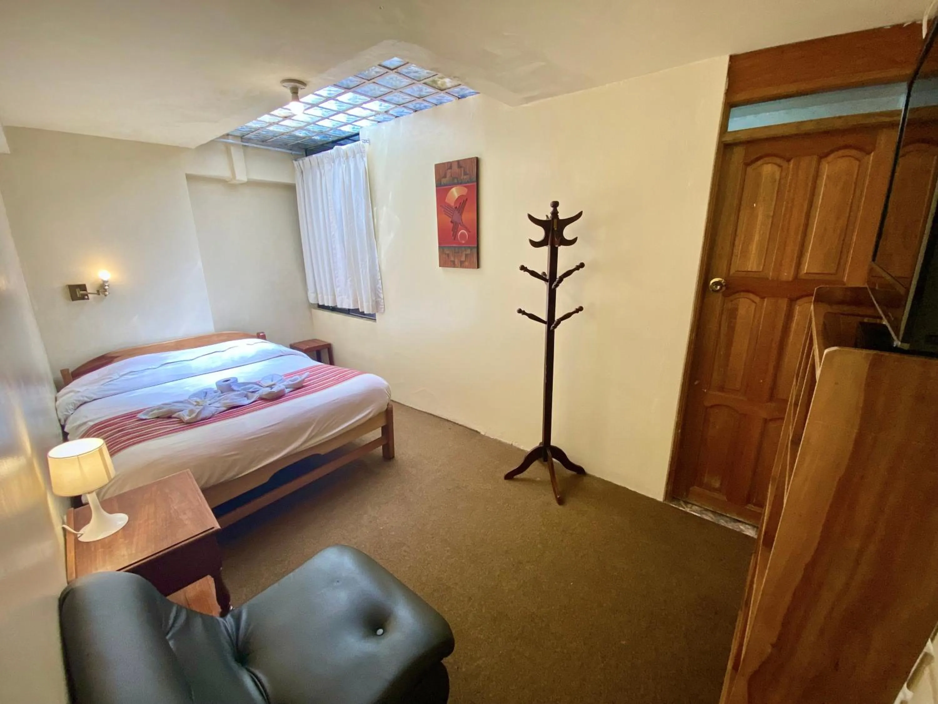 Bed in Andean Dreams Hotel