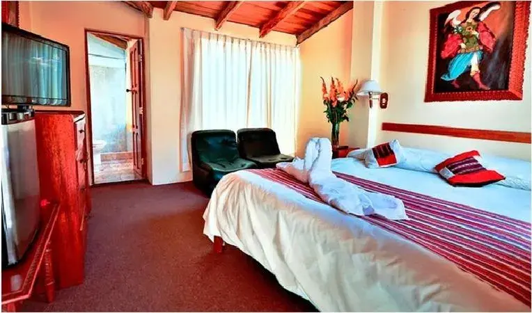 Day, Bed in Andean Dreams Hotel Day, Bed in Andean Dreams Hotel