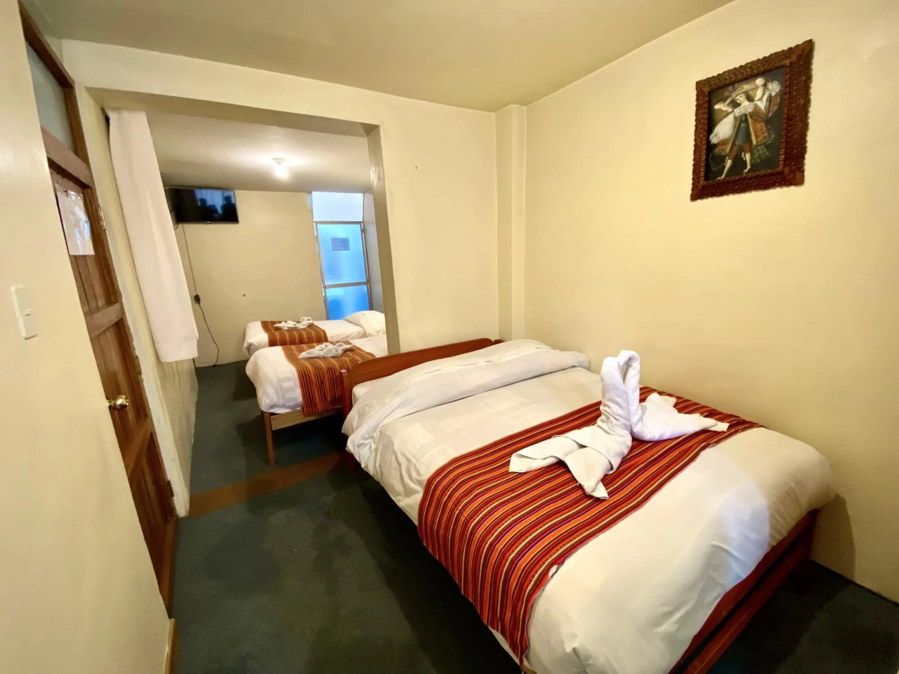 Bed in Andean Dreams Hotel