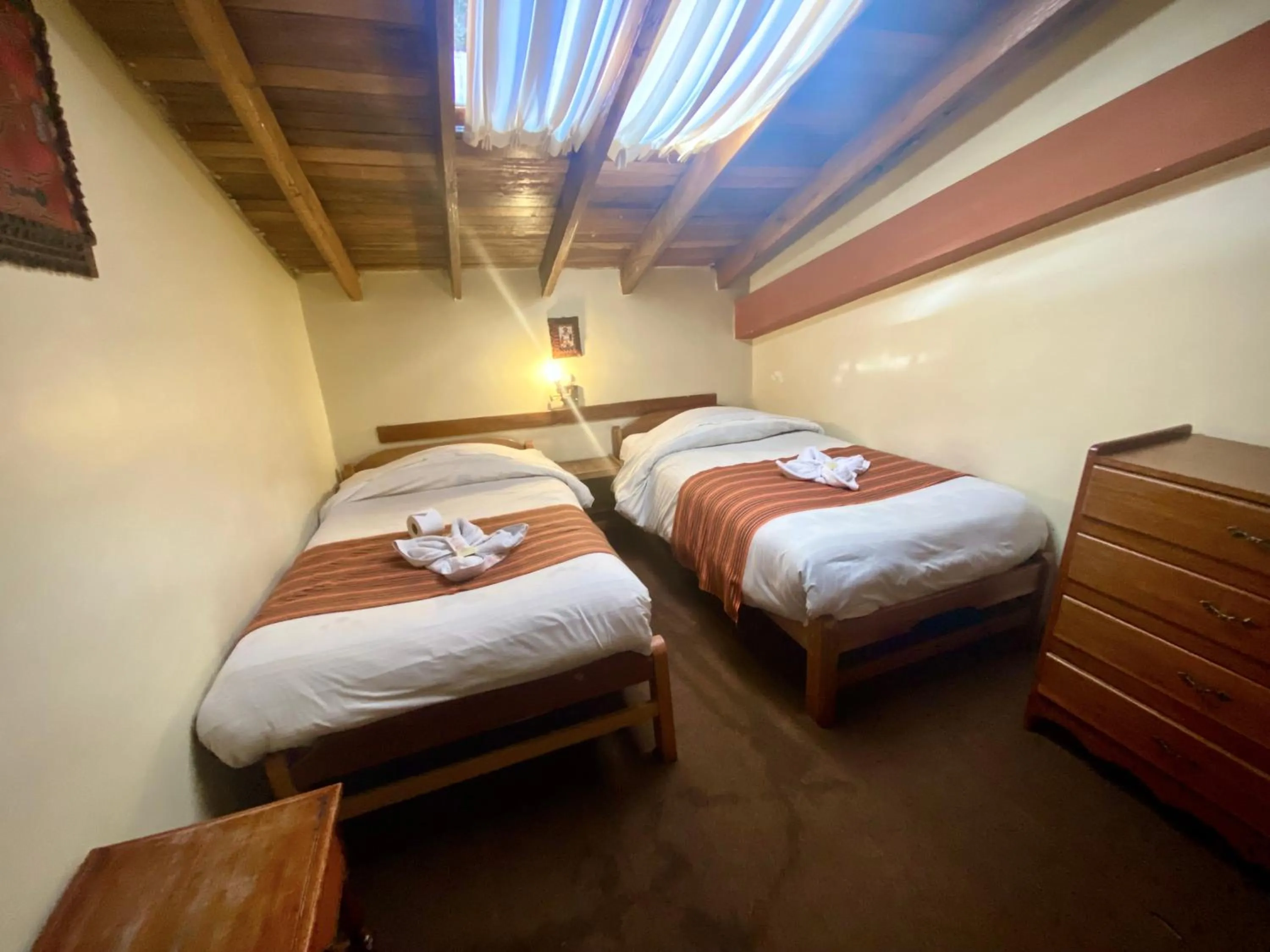 Bed in Andean Dreams Hotel