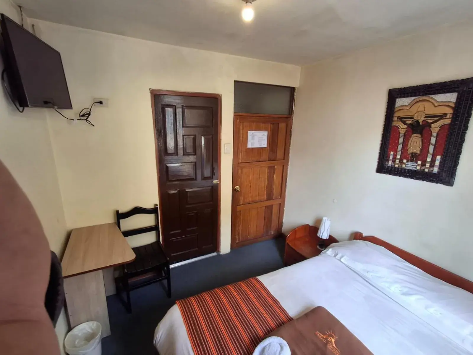 Bed in Andean Dreams Hotel Bed in Andean Dreams Hotel