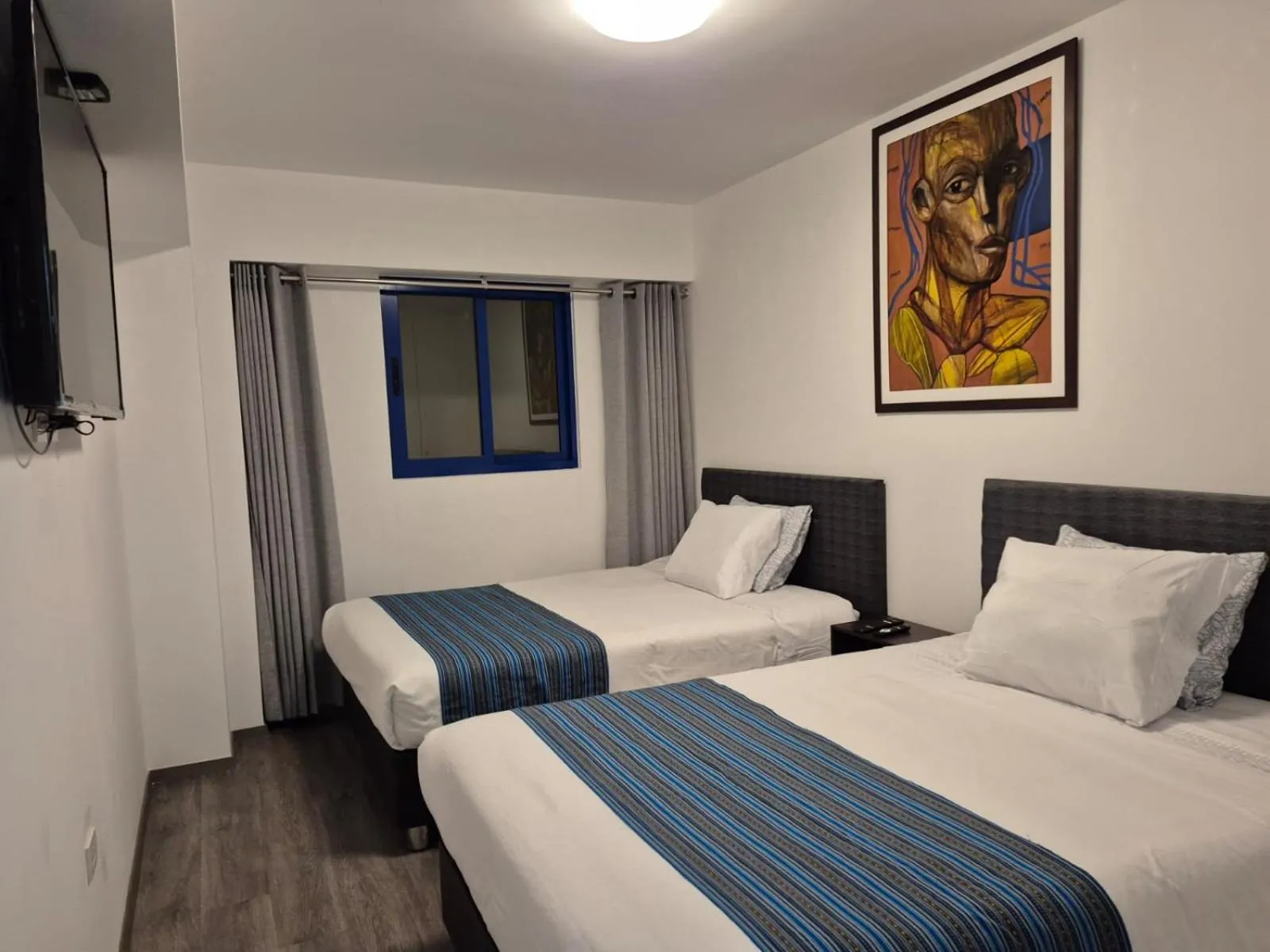 Bed in Andean Dreams Hotel