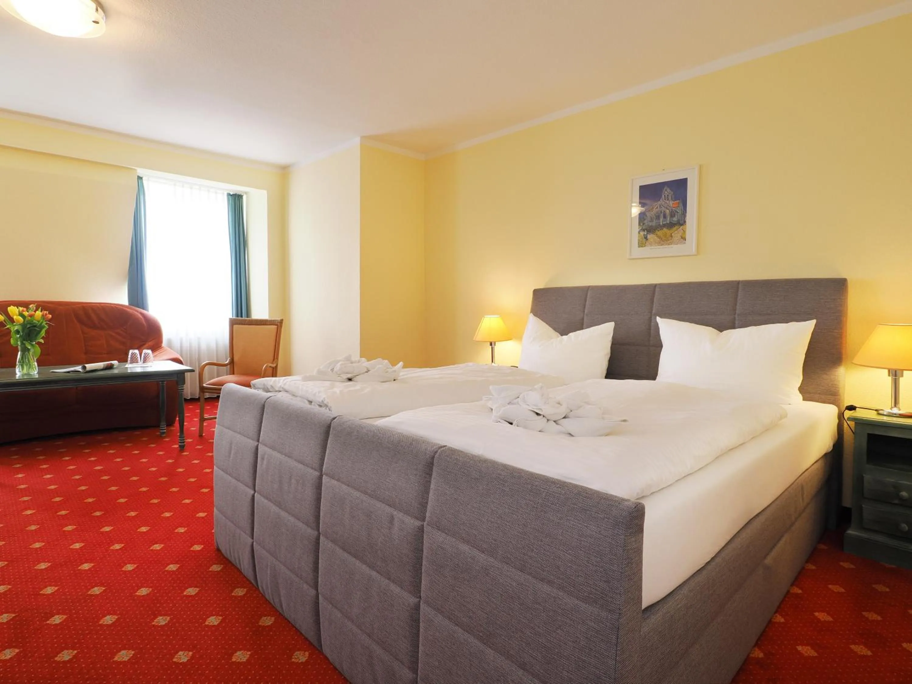Photo of the whole room, Bed in Hotel See-Eck