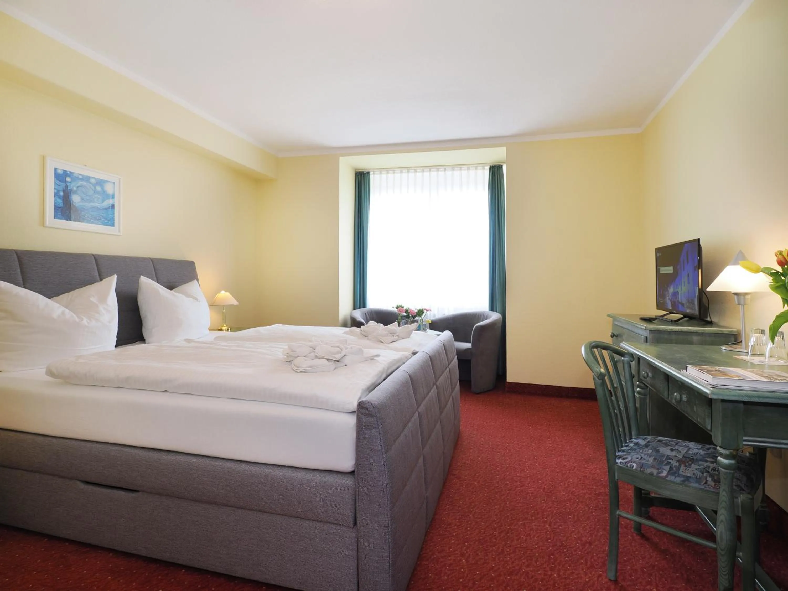 Bed in Hotel See-Eck