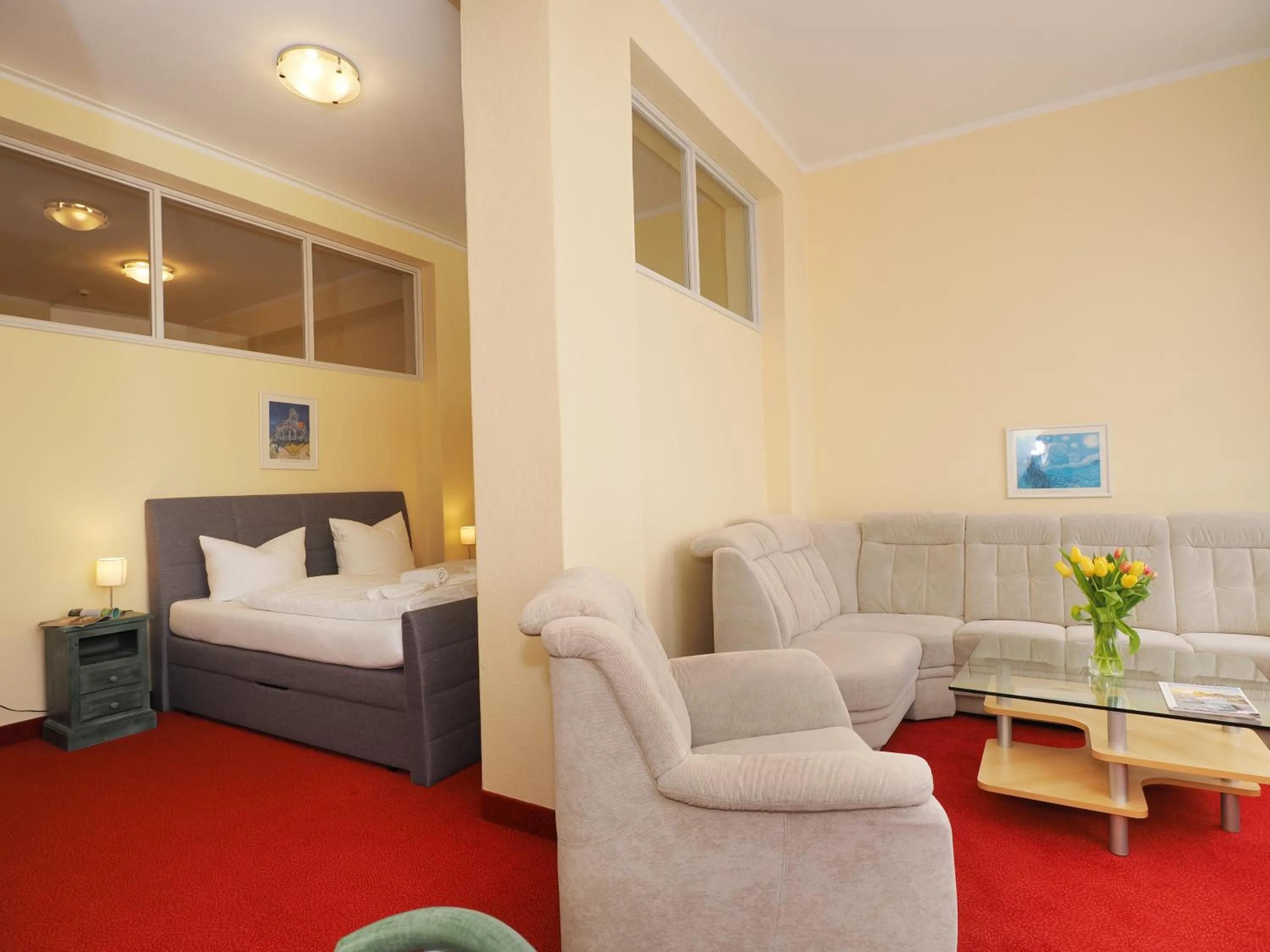 Bed in Hotel See-Eck
