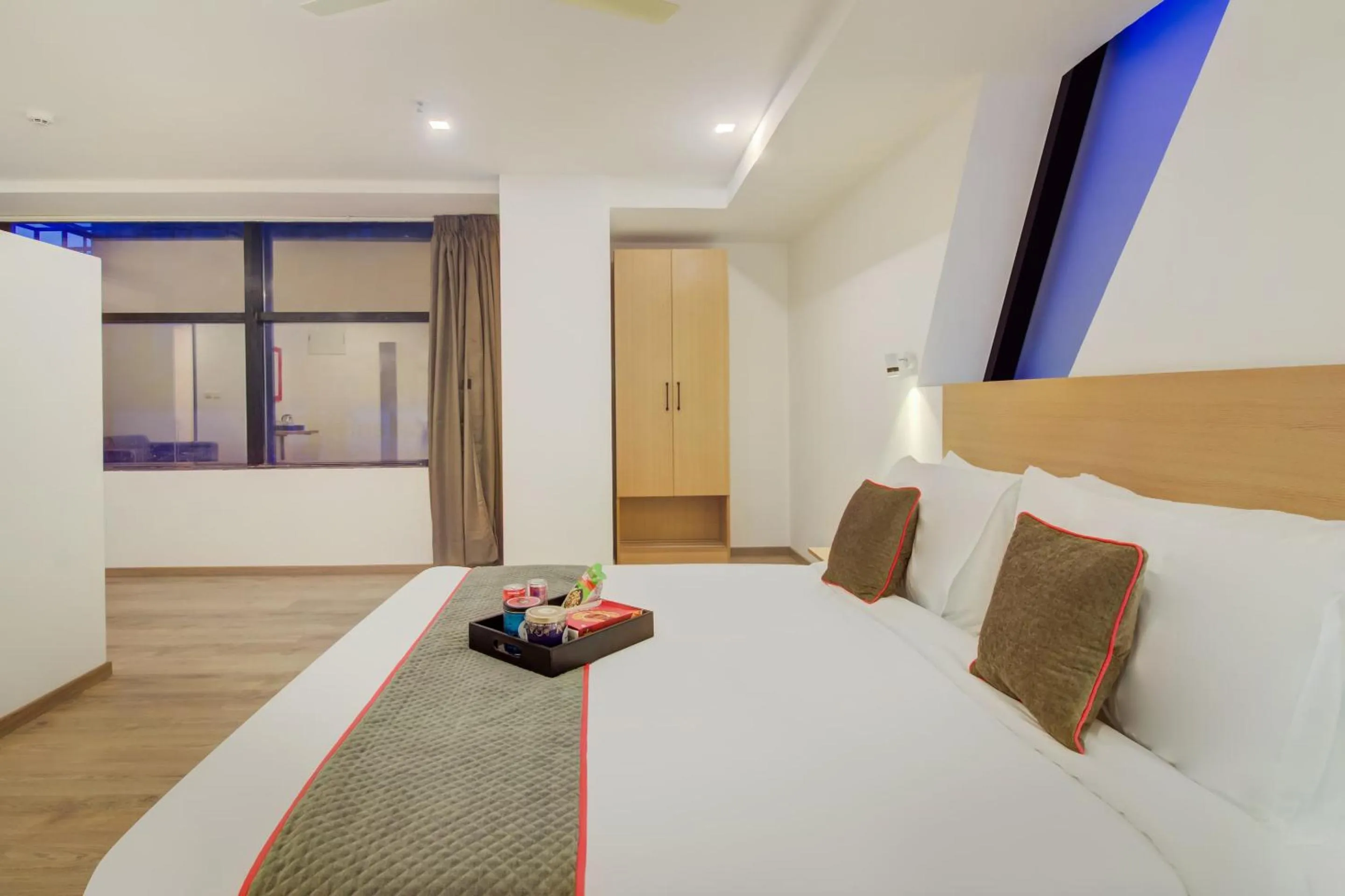 Bedroom, Bed in Townhouse Alpha