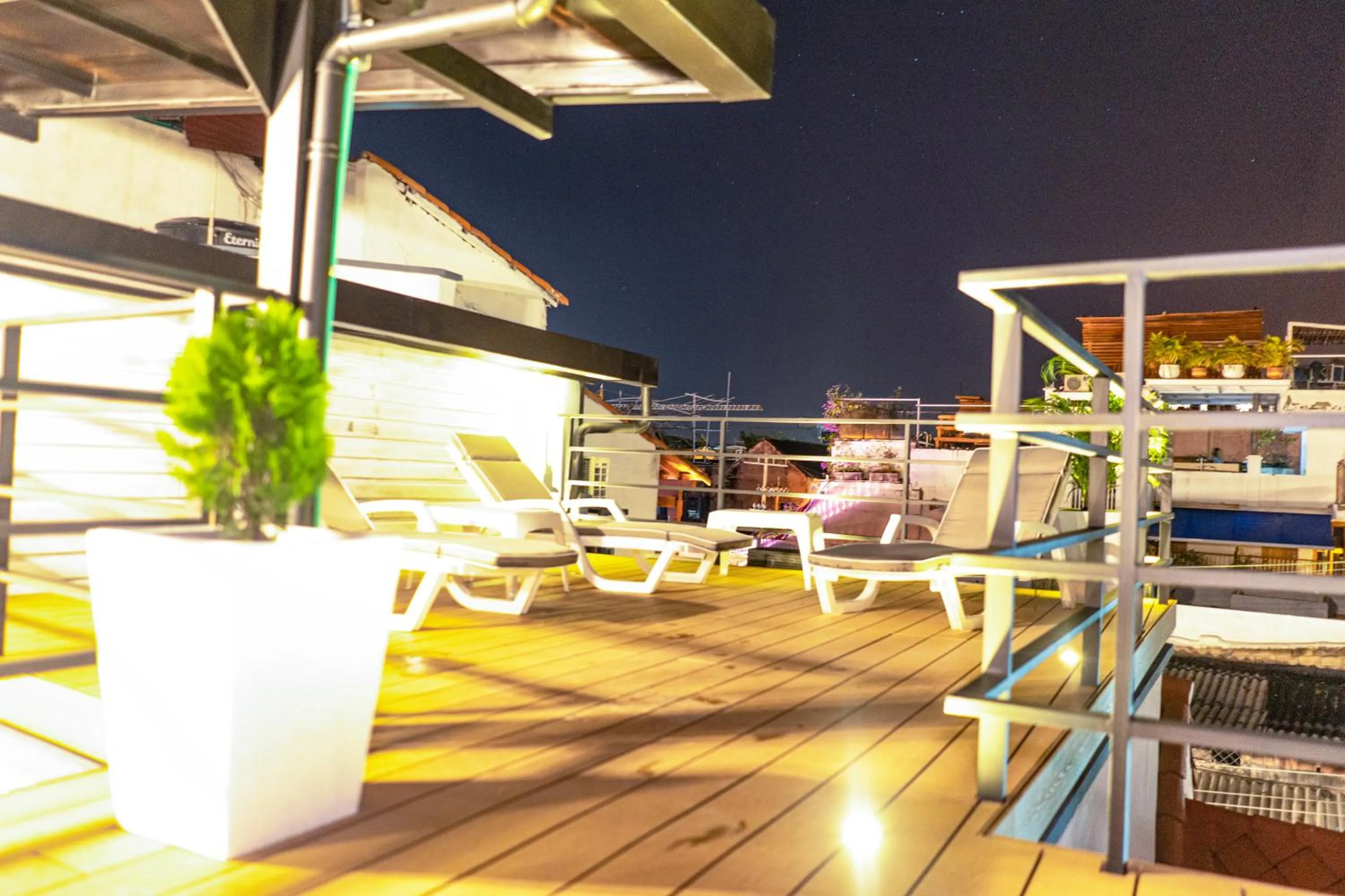 Balcony/Terrace in Casa Amanzi Cartagena by Bernalo Hotels