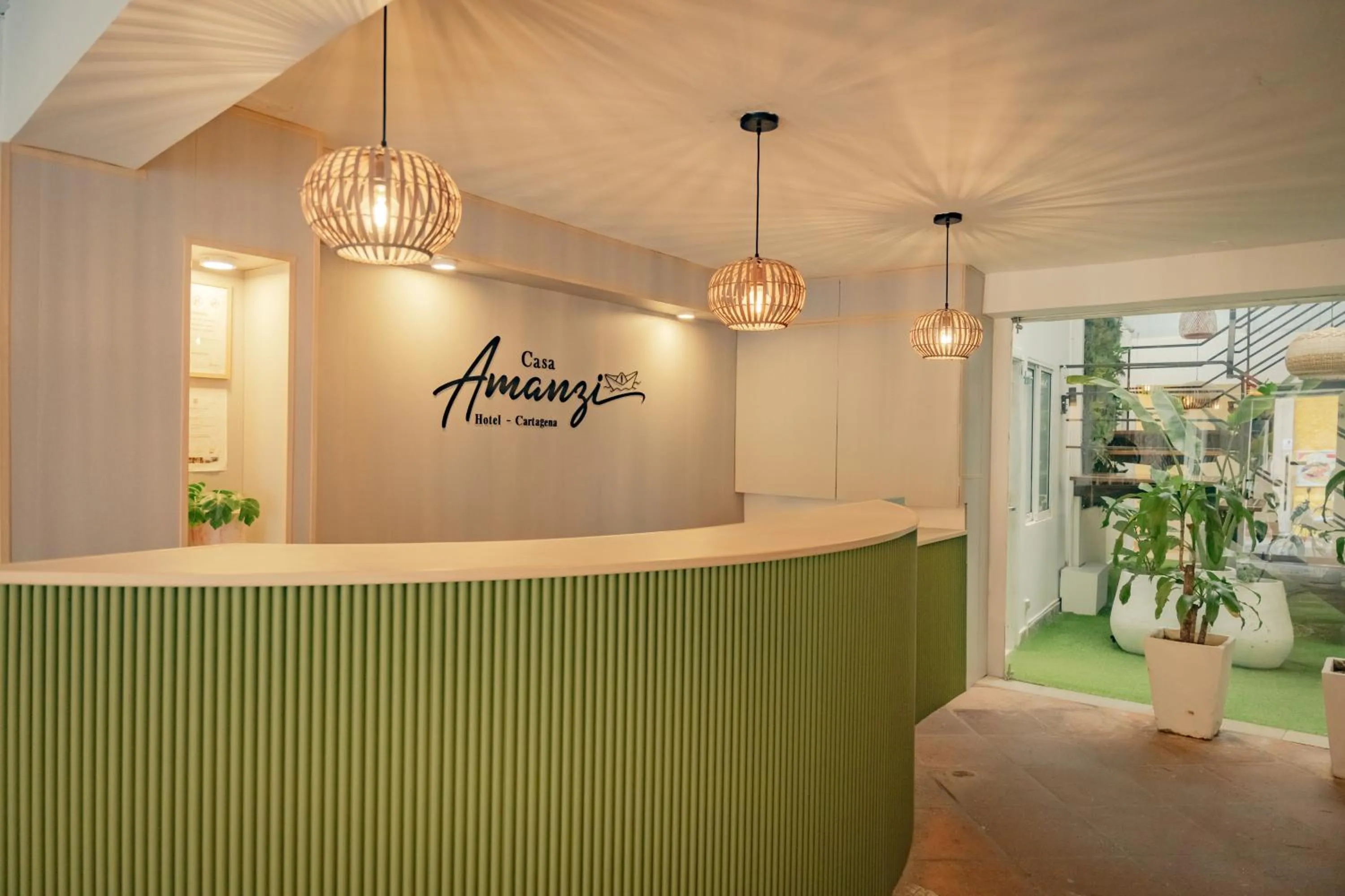 Lobby or reception in Casa Amanzi Cartagena by Bernalo Hotels