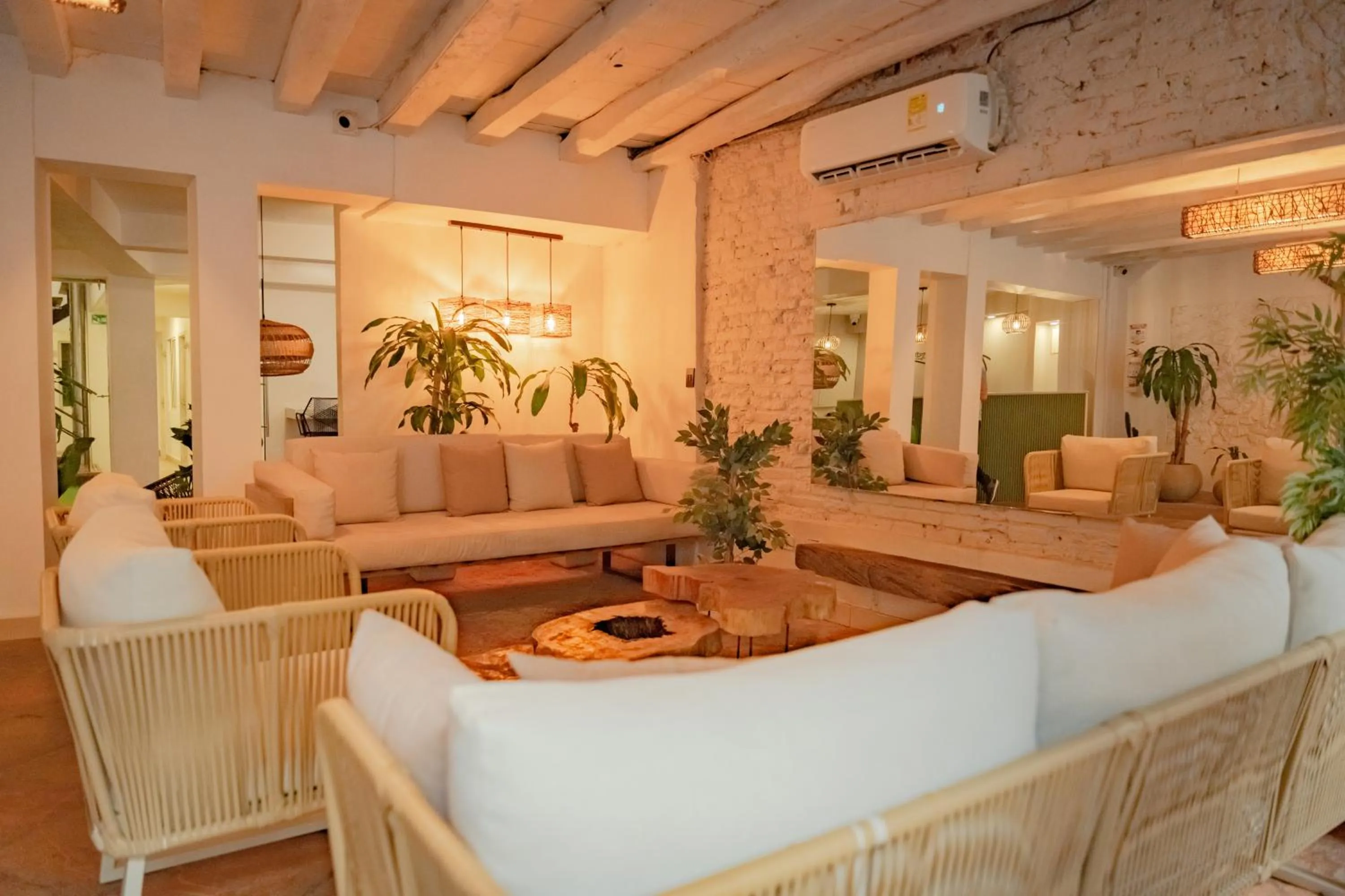 Living room in Casa Amanzi Cartagena by Bernalo Hotels