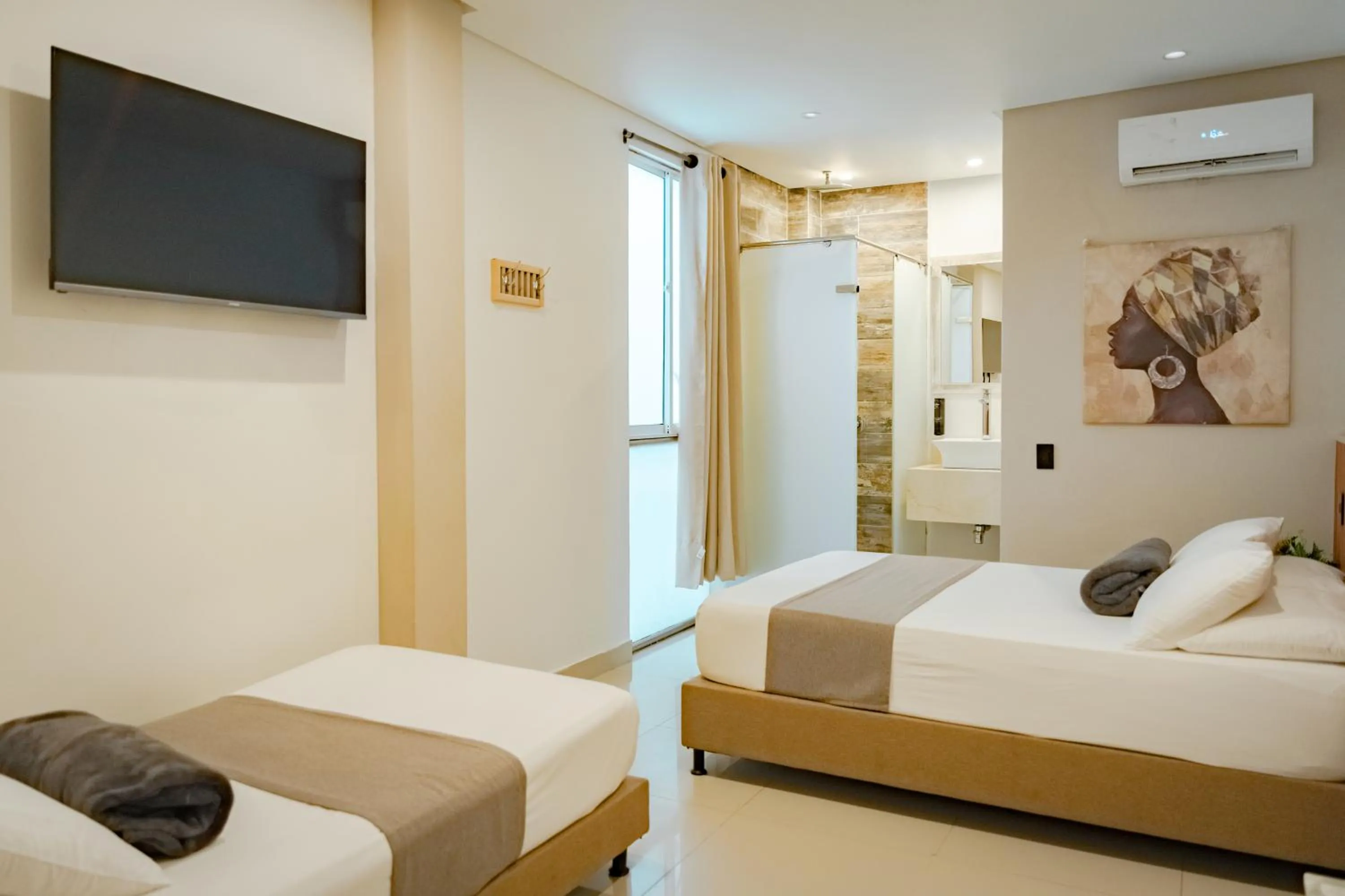 Decorative detail, Bed in Casa Amanzi Cartagena by Bernalo Hotels