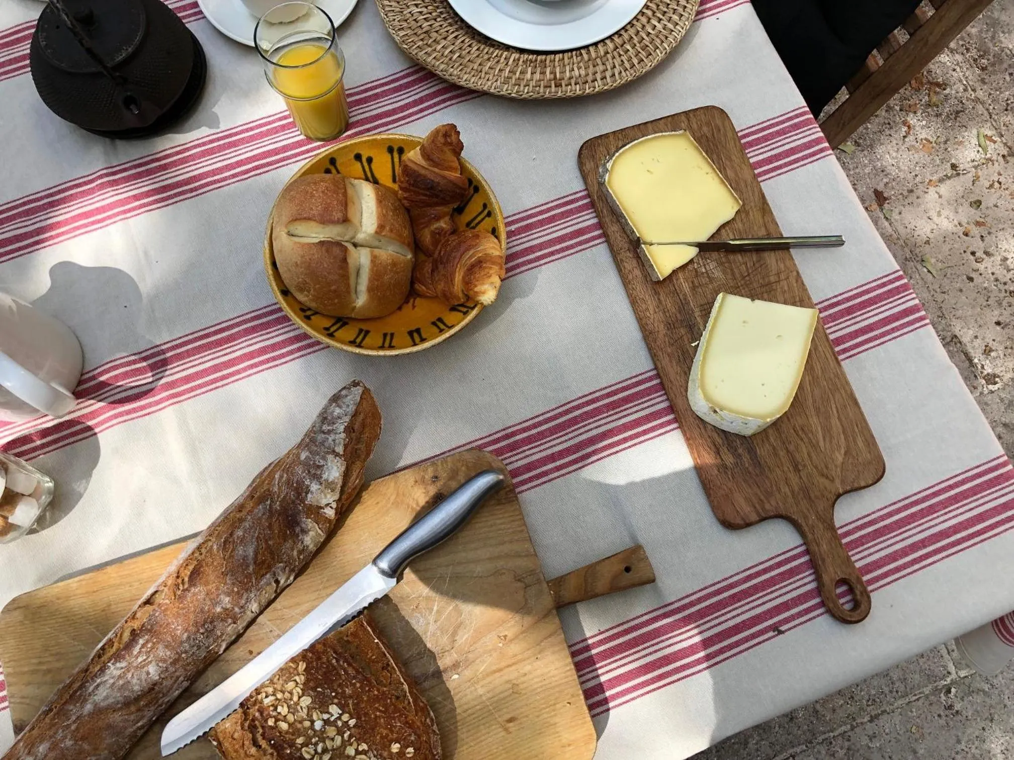 Breakfast in Le Mas de la Sorgue