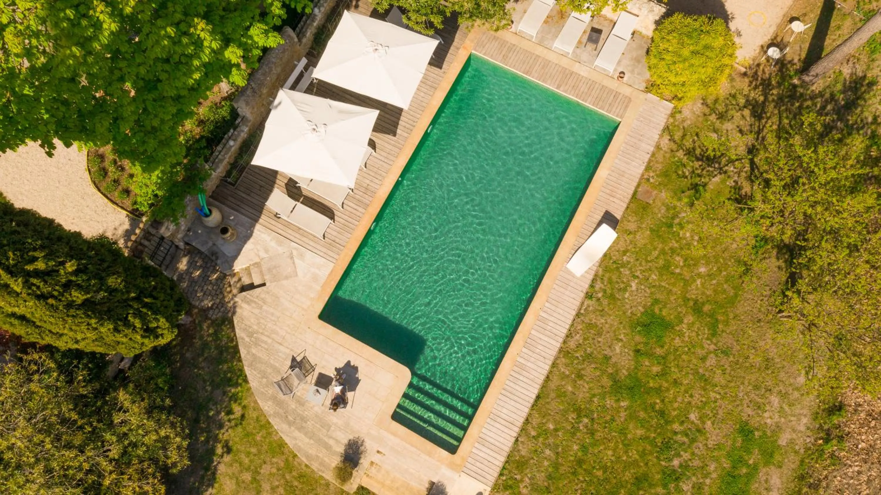 Bird's eye view in Le Mas de la Sorgue