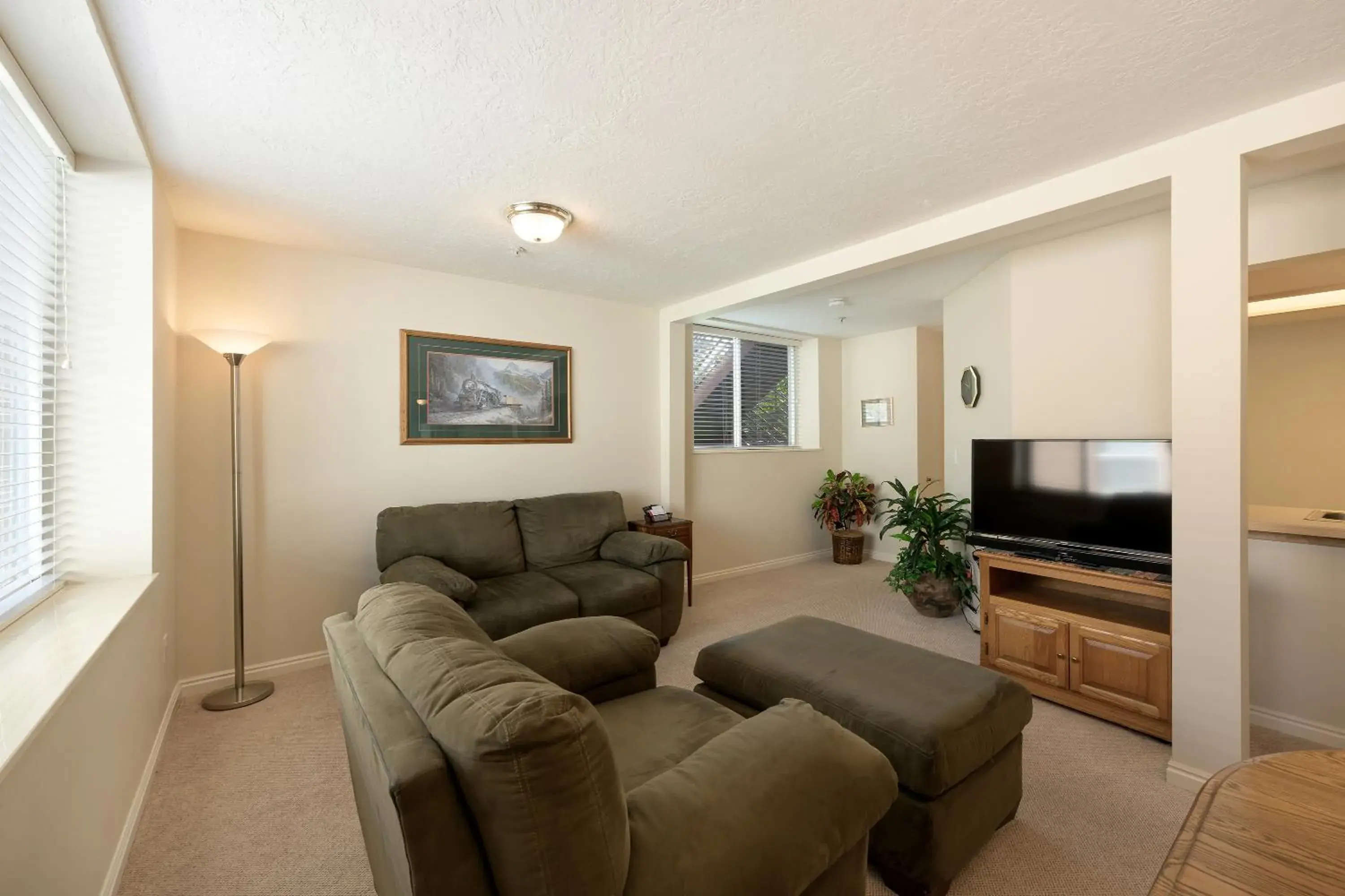 Living room in The Kimball at Temple Square Living room in The Kimball at Temple Square