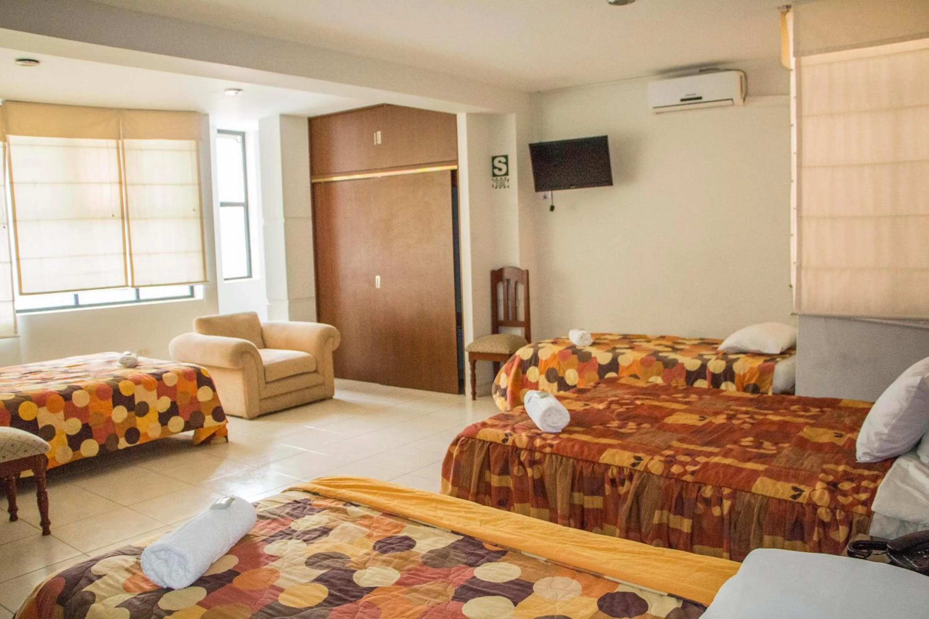 Bed in Hotel Villa Rita Chiclayo