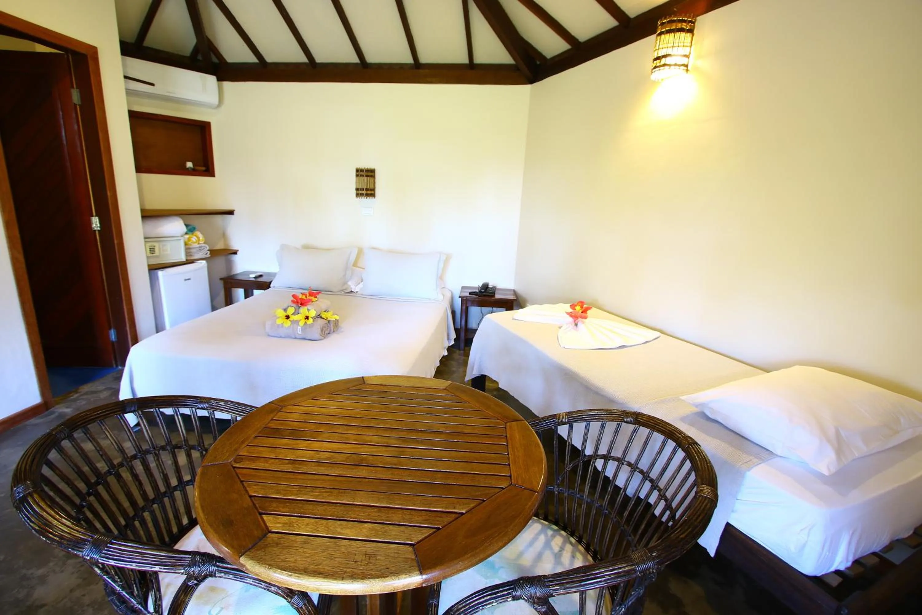 Bed in Pousada Lagoa do Cassange