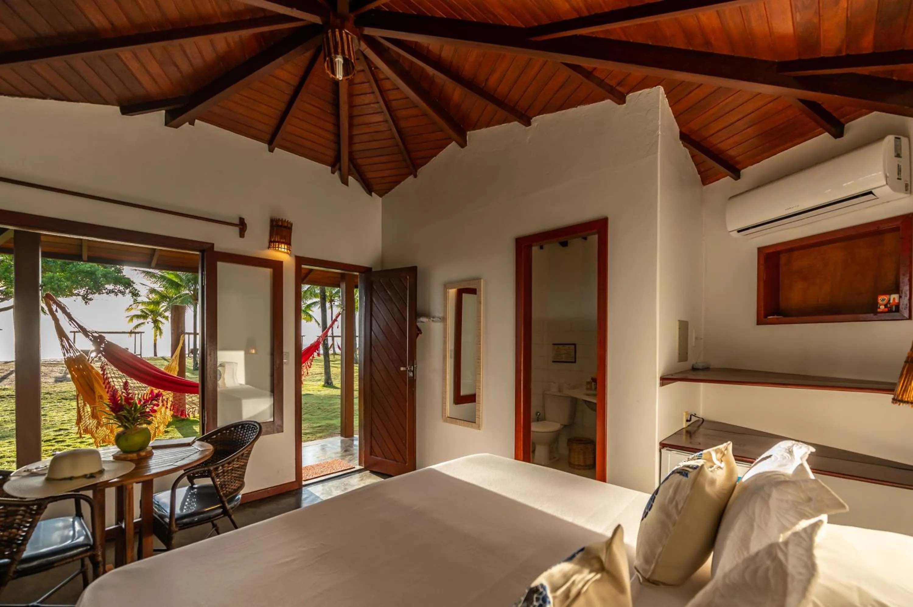 Bed in Pousada Lagoa do Cassange