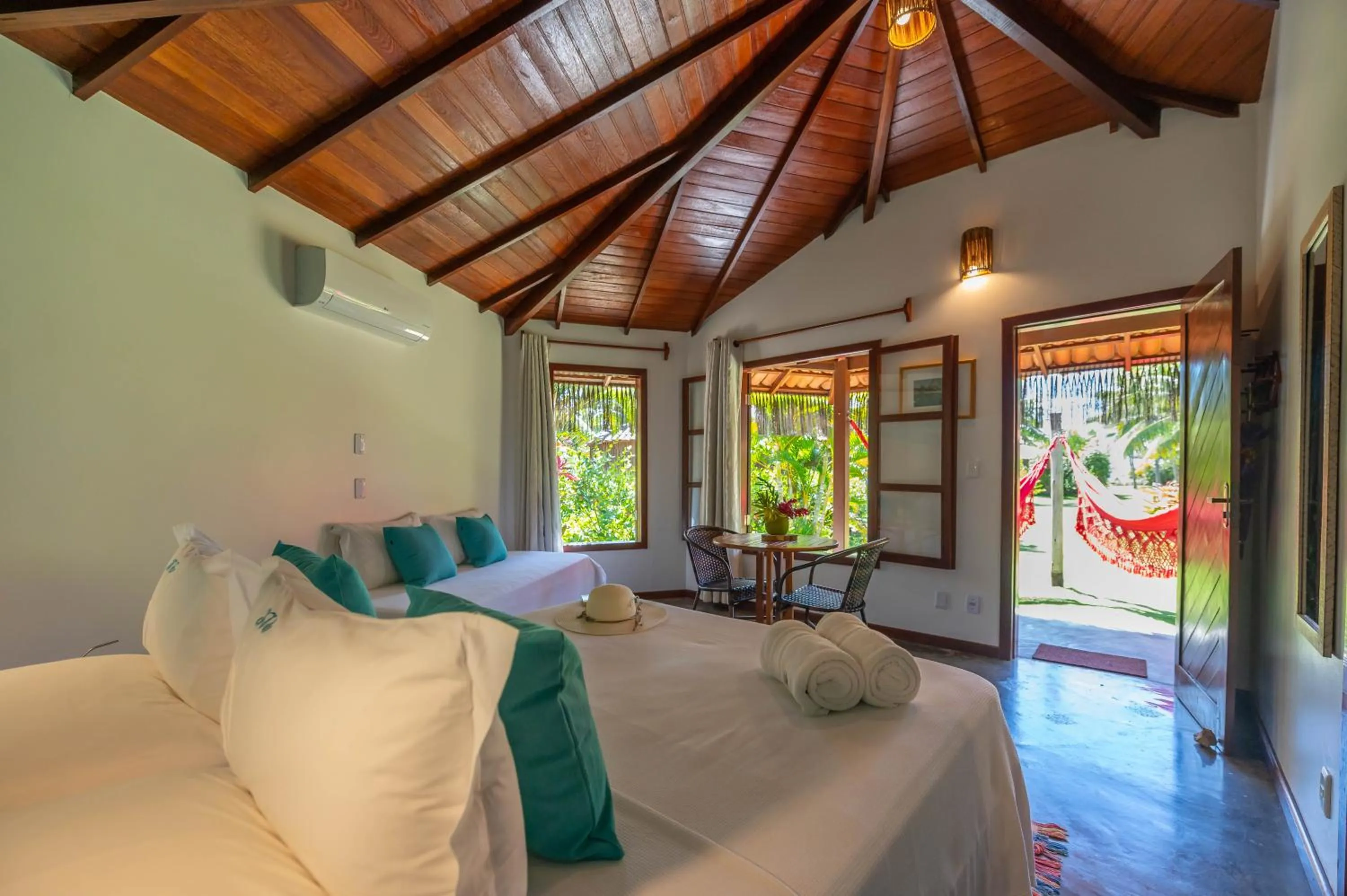 Bed in Pousada Lagoa do Cassange