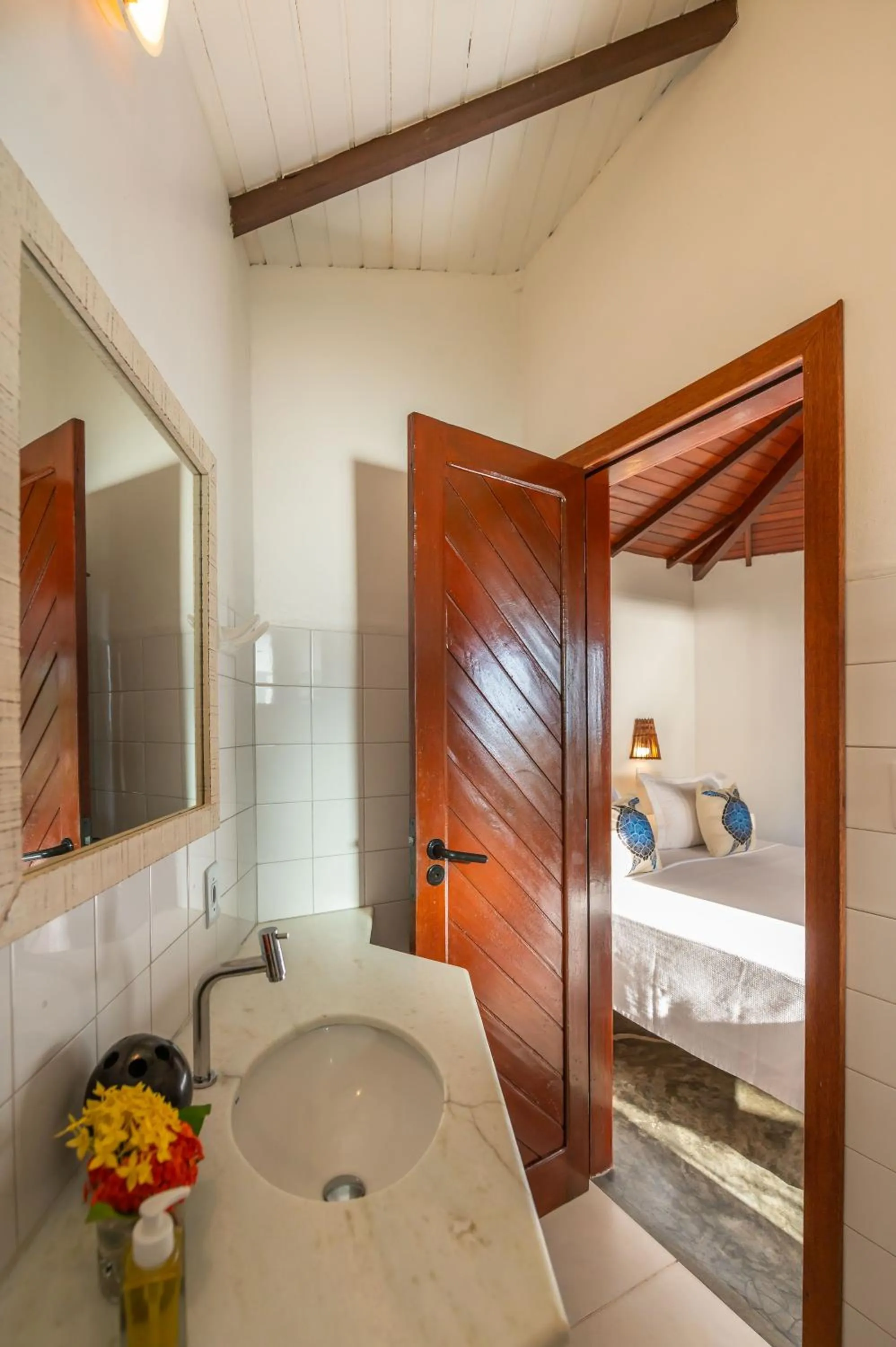 Bed in Pousada Lagoa do Cassange