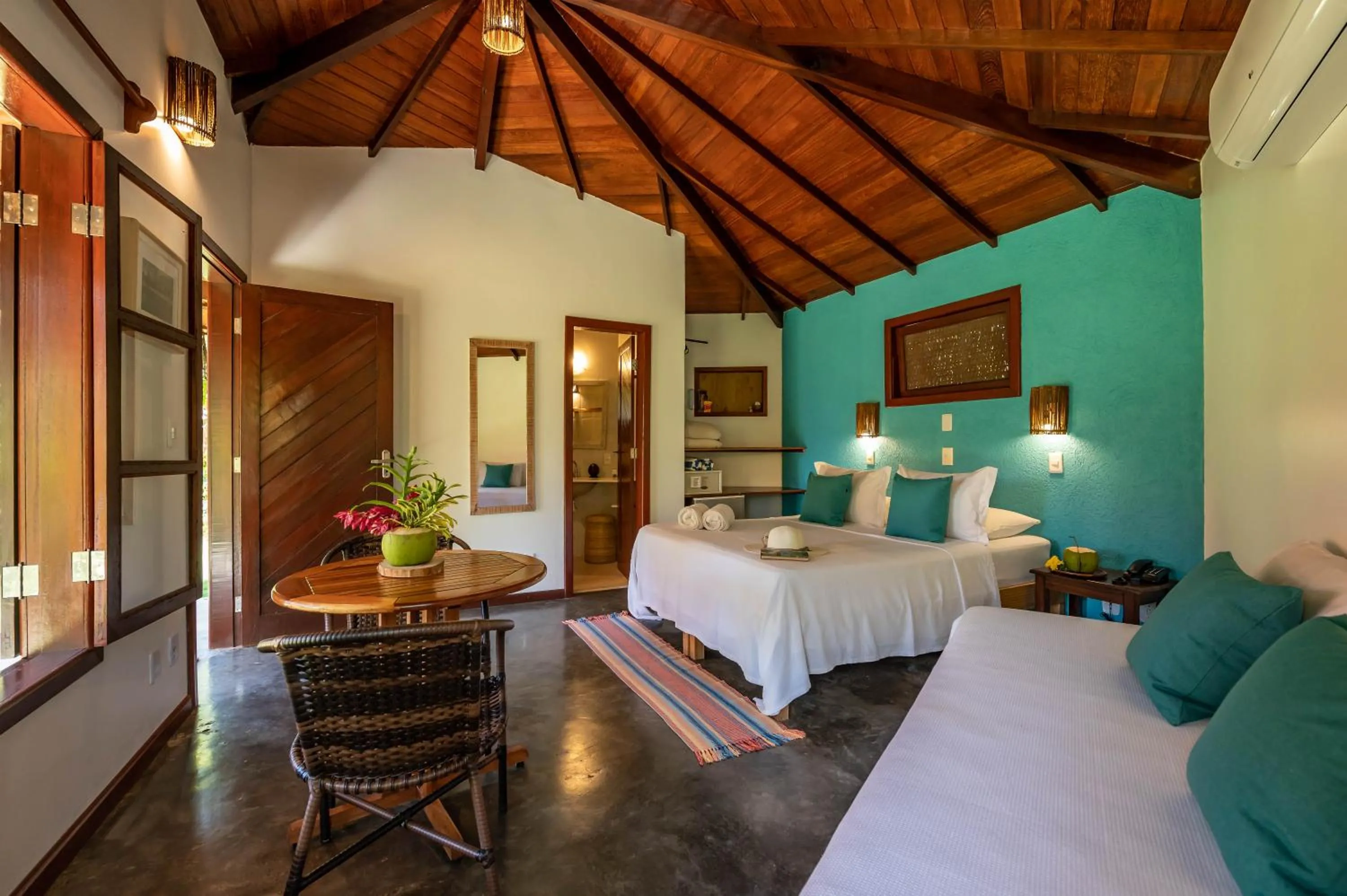 Bed in Pousada Lagoa do Cassange