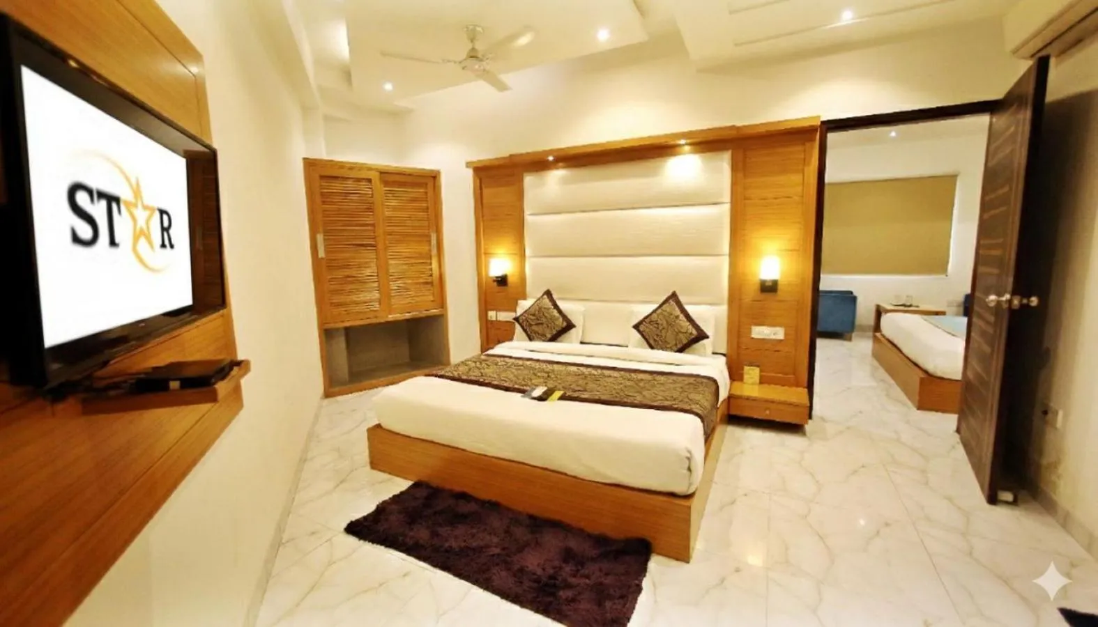 Bedroom, Bed in Hotel Star By Star Group- Near Delhi Airport