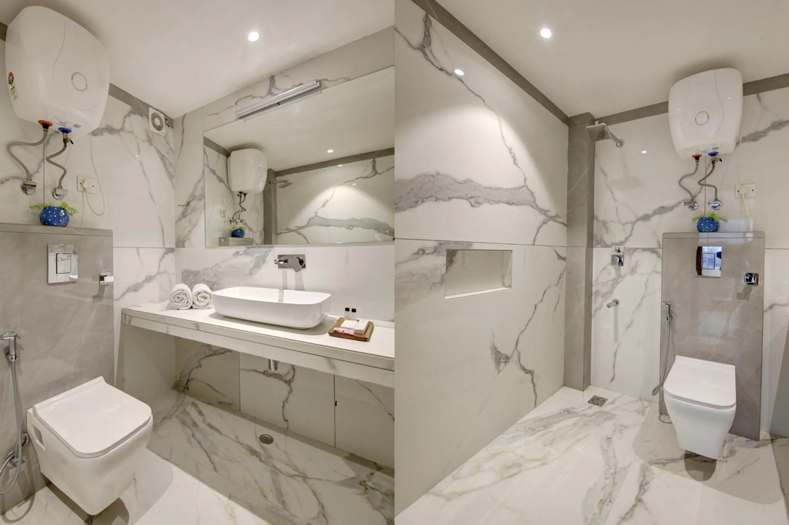 Bathroom in Hotel Star By Star Group- Near Delhi Airport