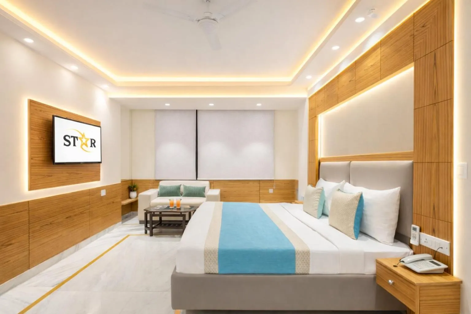 Photo of the whole room, Bed in Hotel Star By Star Group- Near Delhi Airport