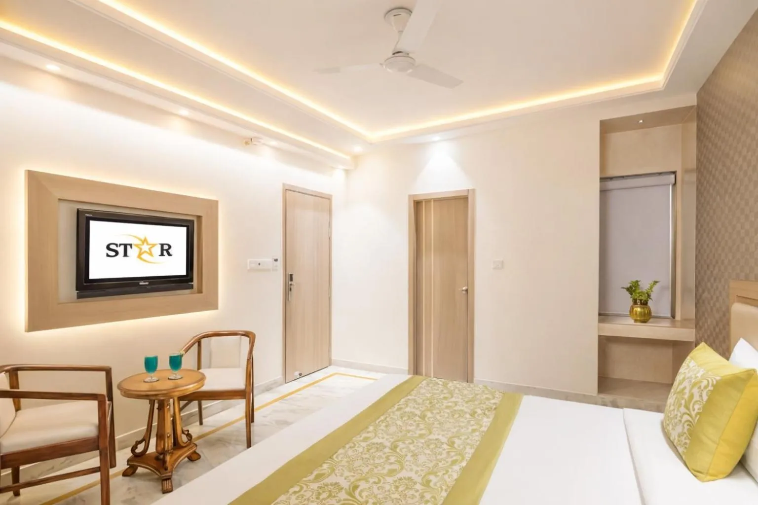 Bedroom, Bed in Hotel Star By Star Group- Near Delhi Airport