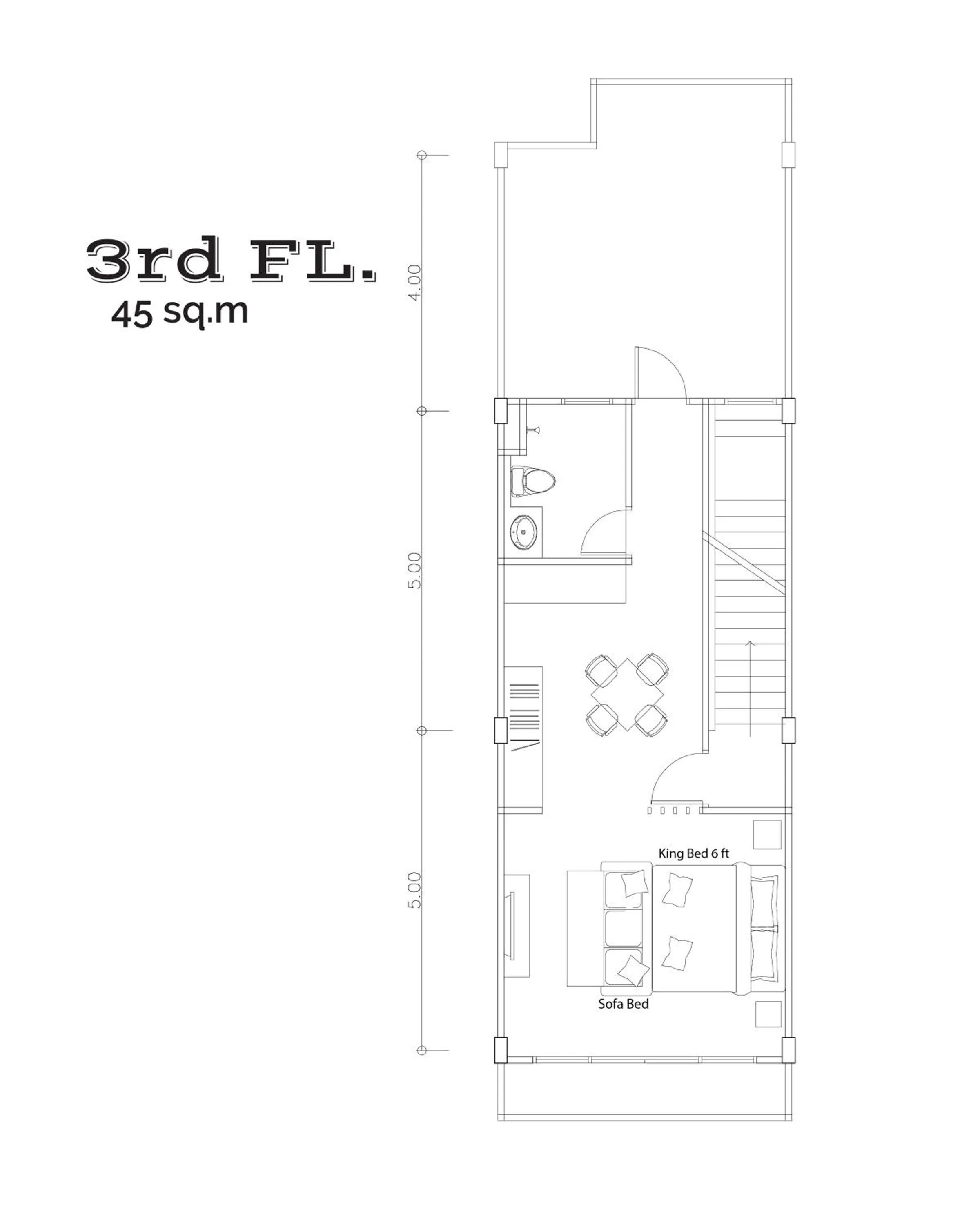 Floor plan in Loft Series by Pak-Up