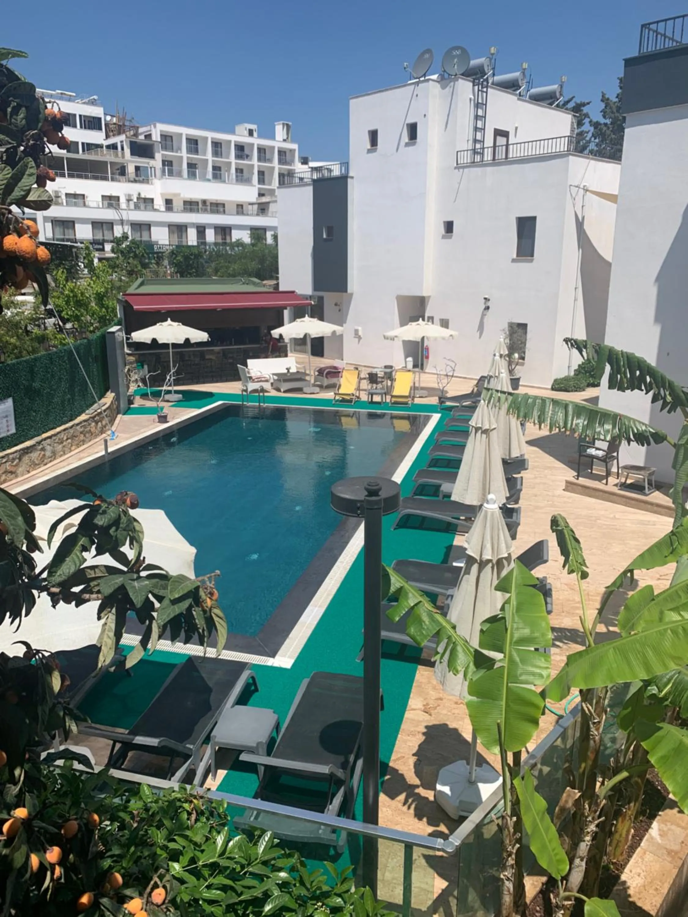 Swimming pool in Orya Aparts