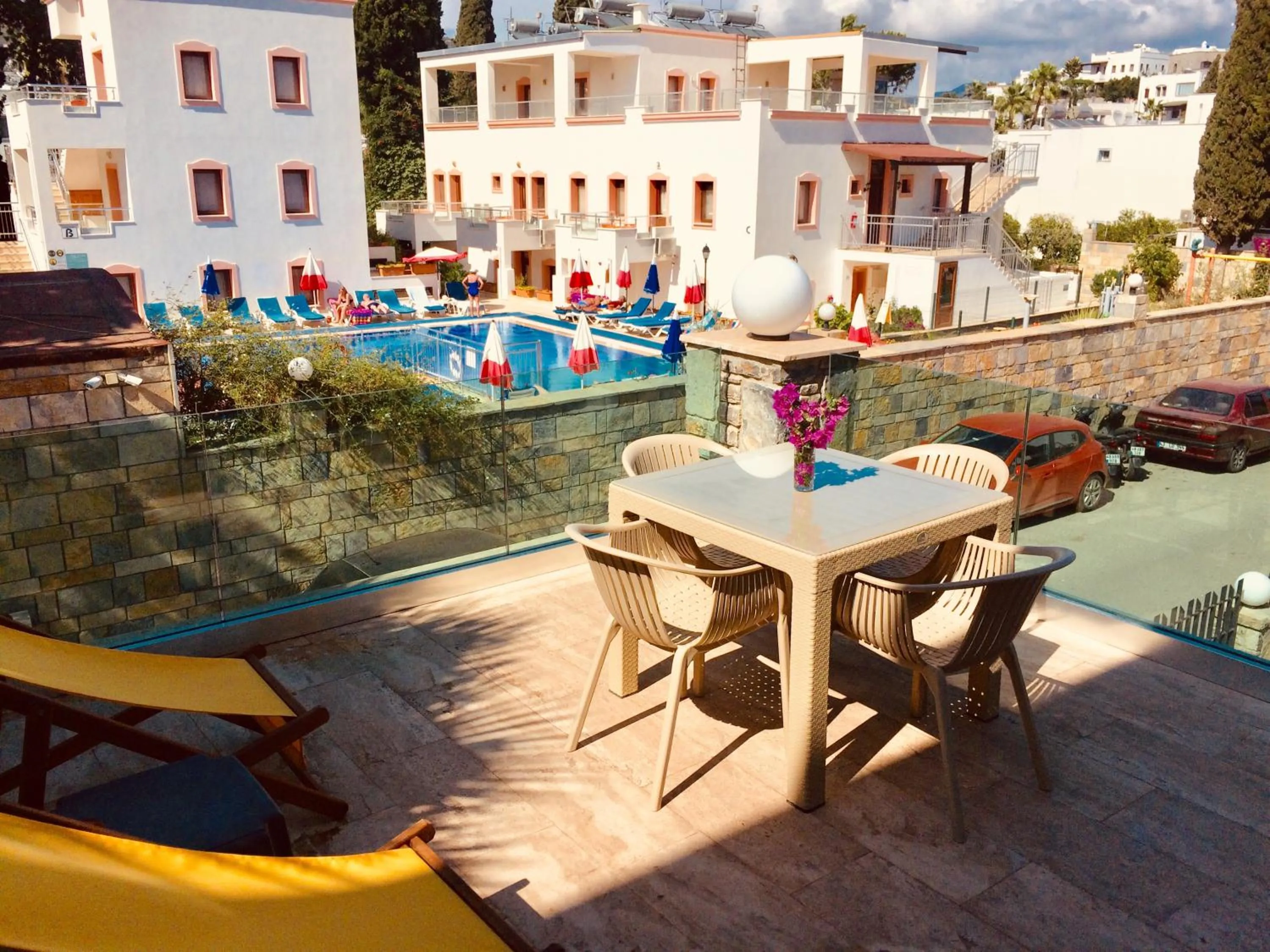 Balcony/Terrace in Orya Aparts