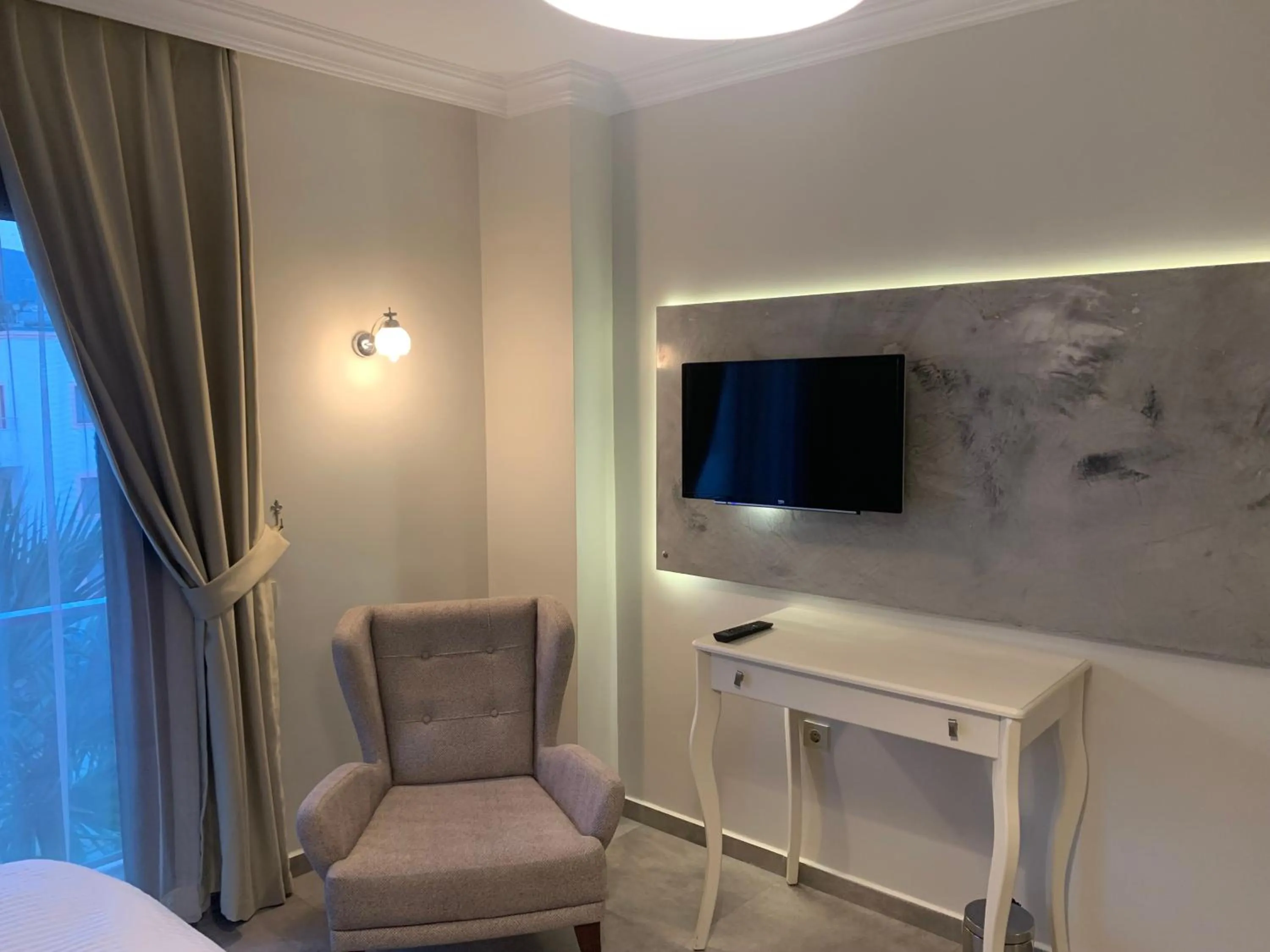 Seating area in Orya Aparts