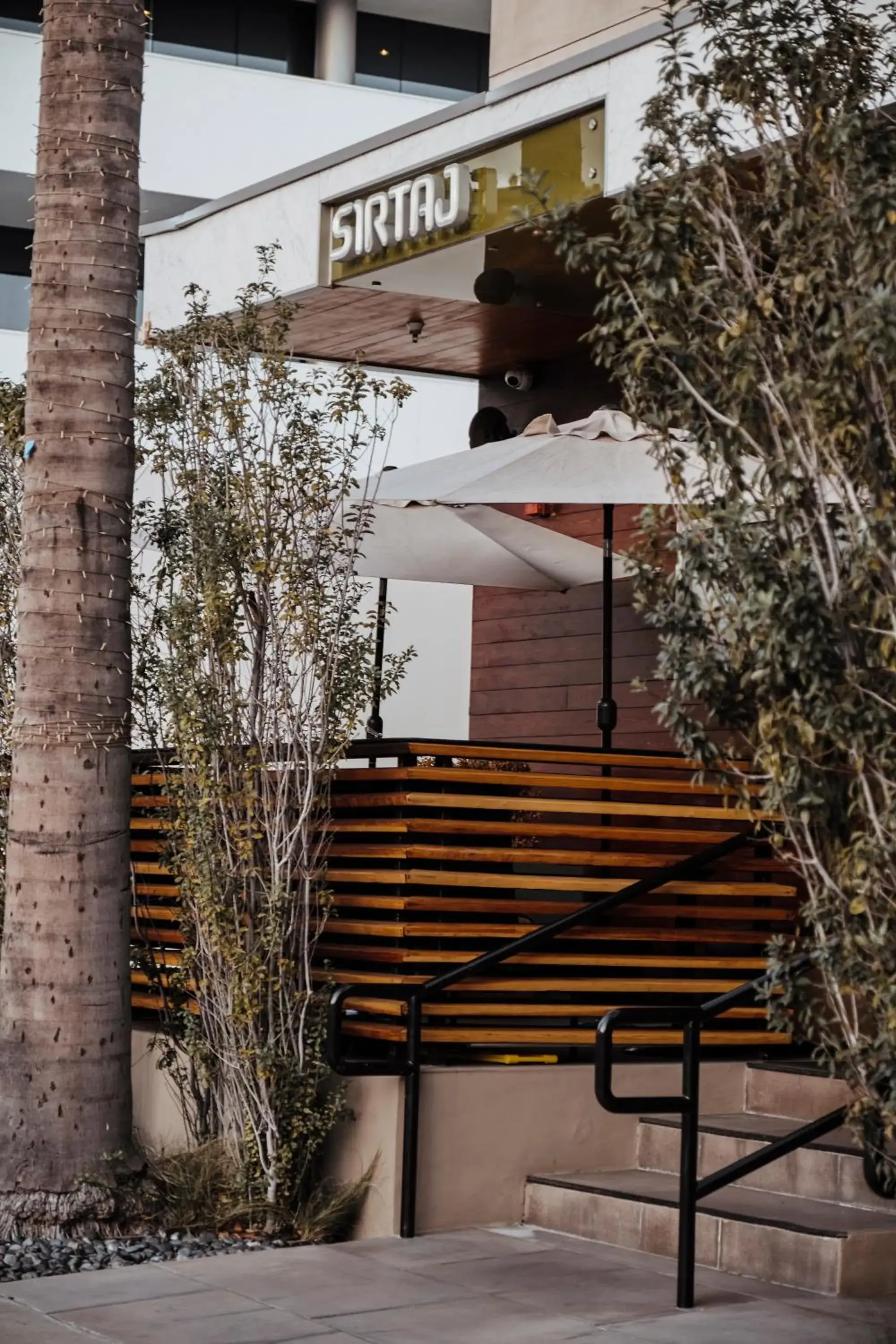 Facade/entrance in SIRTAJ – Beverly Hills Facade/entrance in SIRTAJ – Beverly Hills