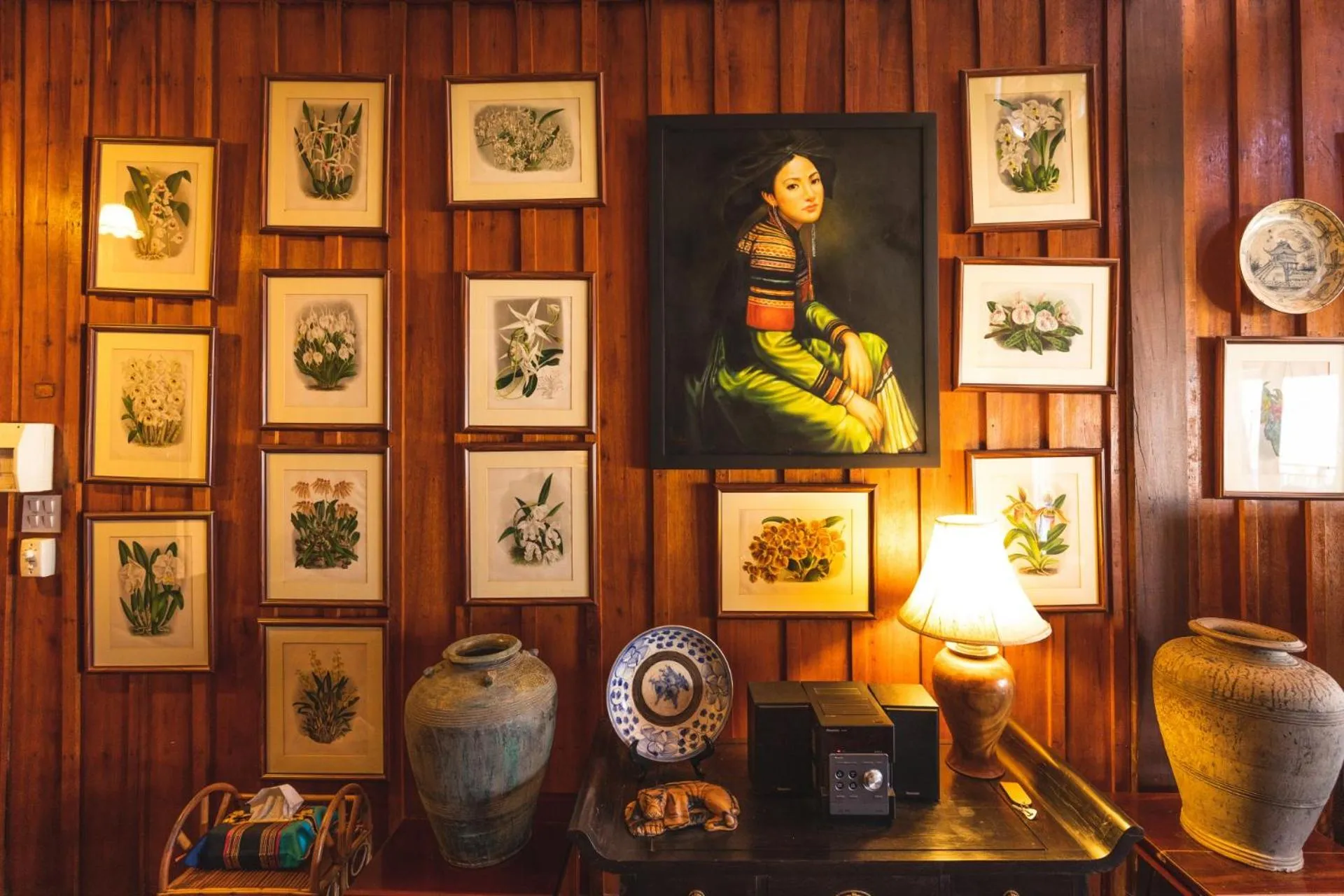 Decorative detail in La Folie Lodge