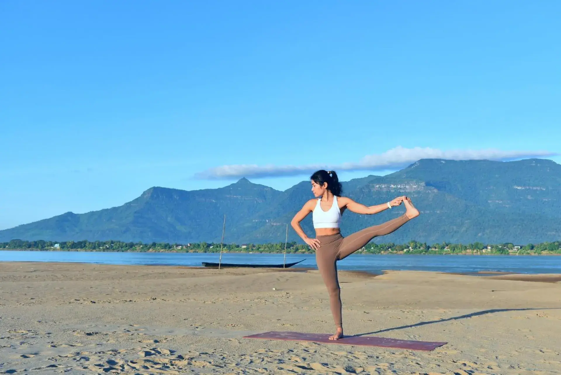 Beach in La Folie Lodge Beach in La Folie Lodge