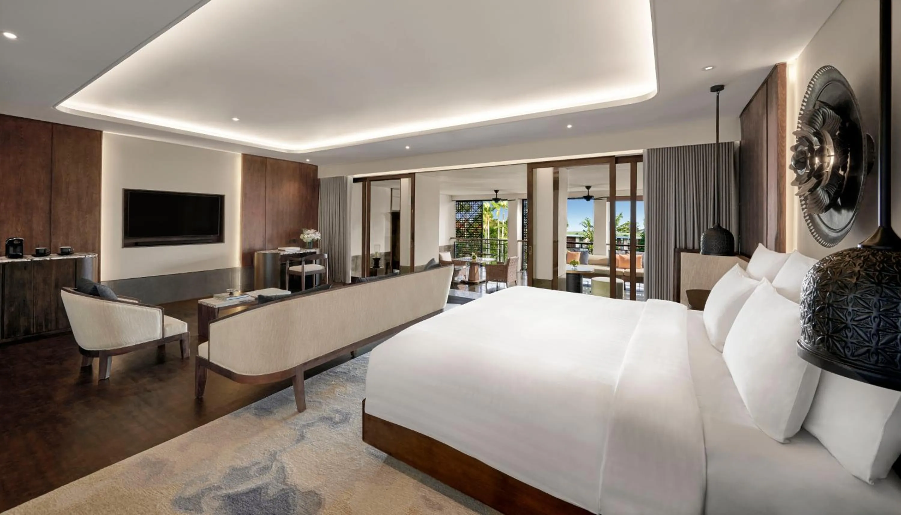 Bed in InterContinental Bali Sanur Resort by IHG