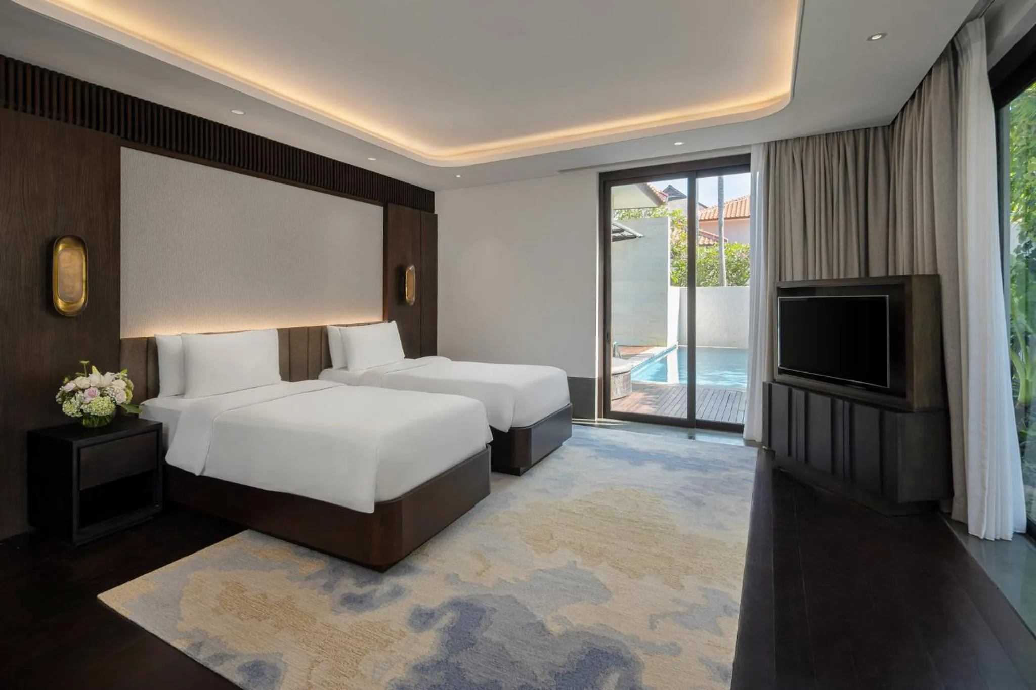 Photo of the whole room, Bed in InterContinental Bali Sanur Resort by IHG
