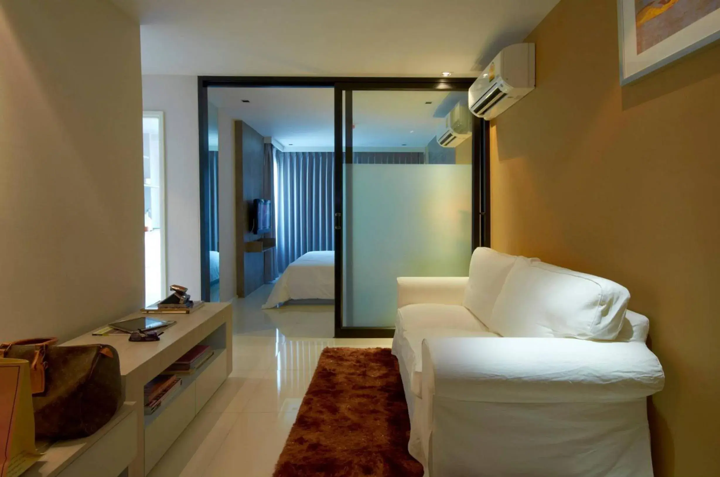 Living room, Bed in The Present Sathorn Living room, Bed in The Present Sathorn