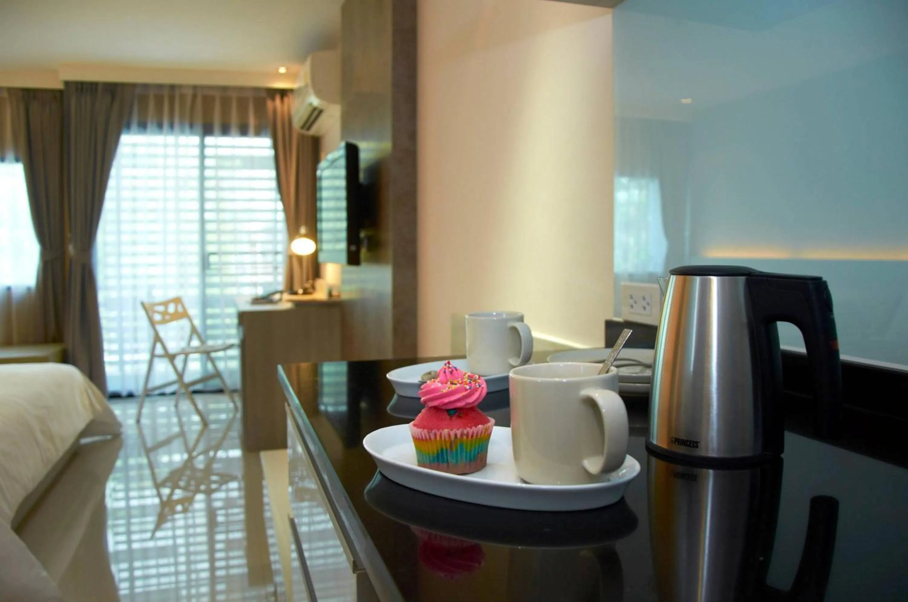 Dining area in The Present Sathorn